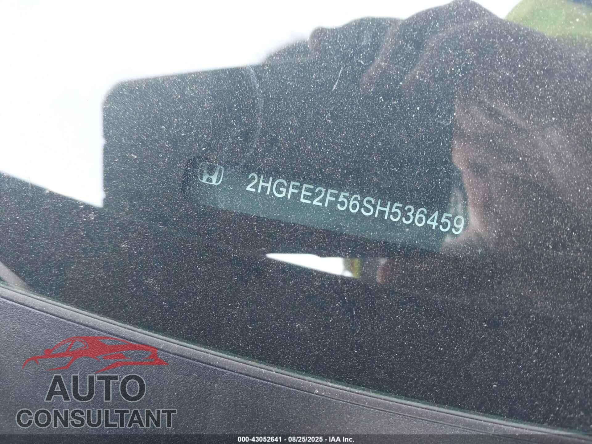 HONDA CIVIC 2025 - 2HGFE2F56SH536459