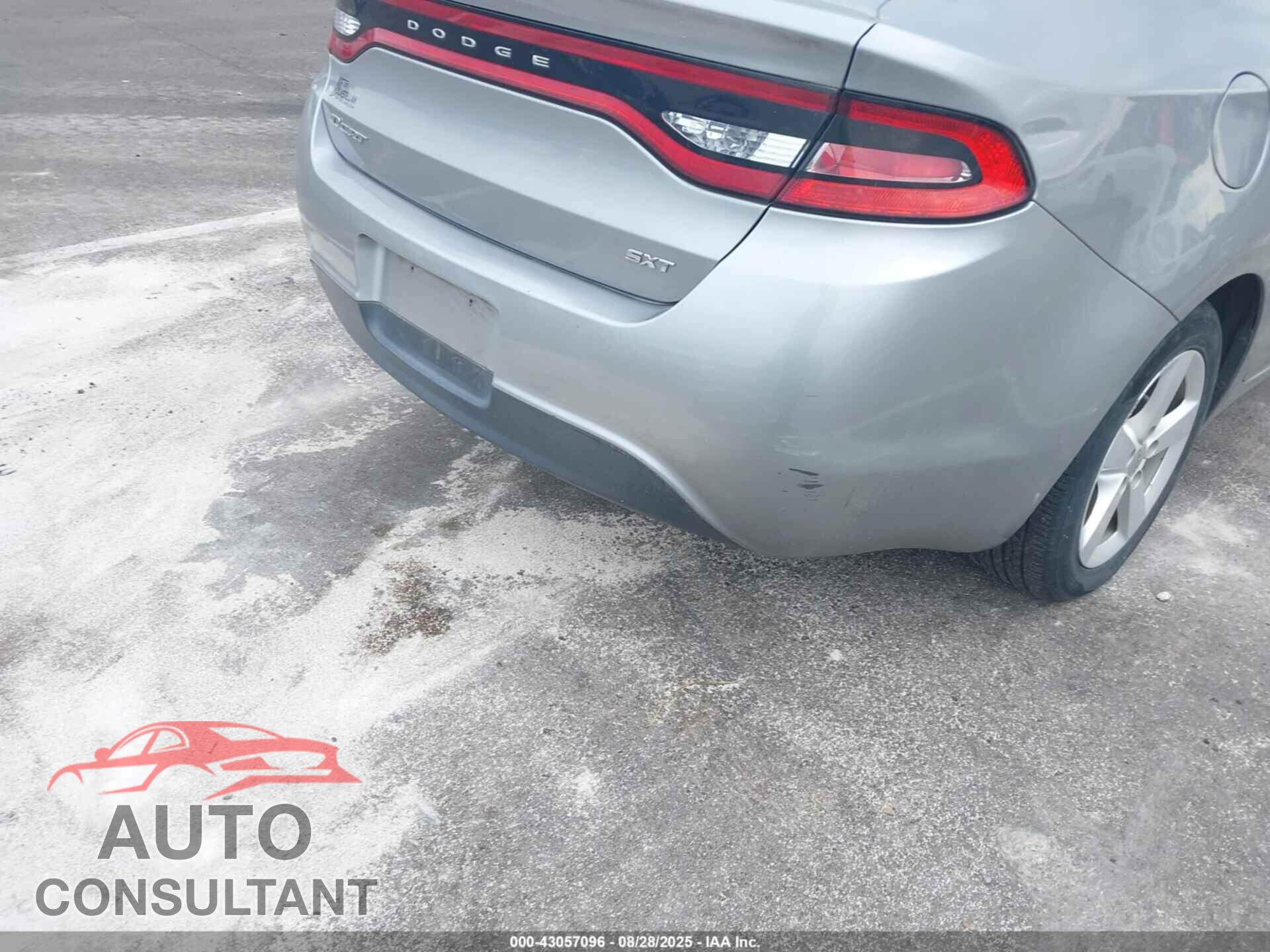 DODGE DART 2015 - 1C3CDFBB3FD374496