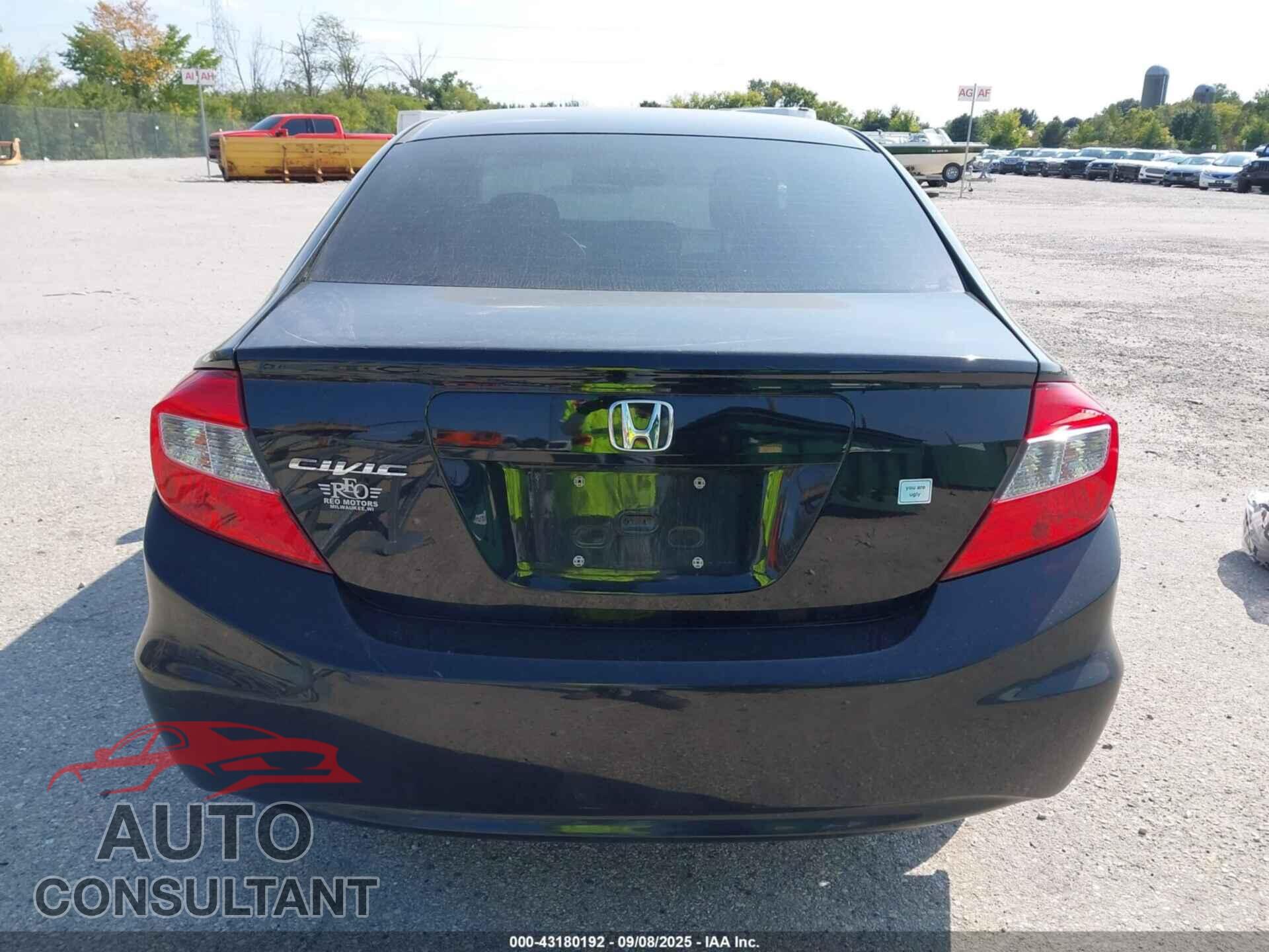 HONDA CIVIC 2012 - 2HGFB2F87CH313948