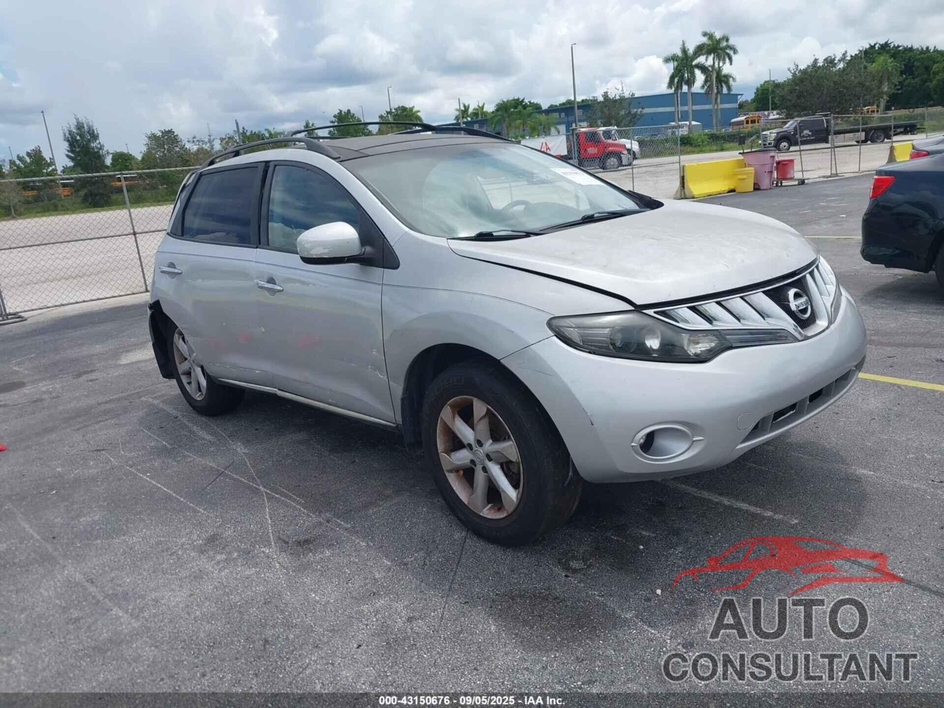 NISSAN MURANO 2010 - JN8AZ1MU1AW002498