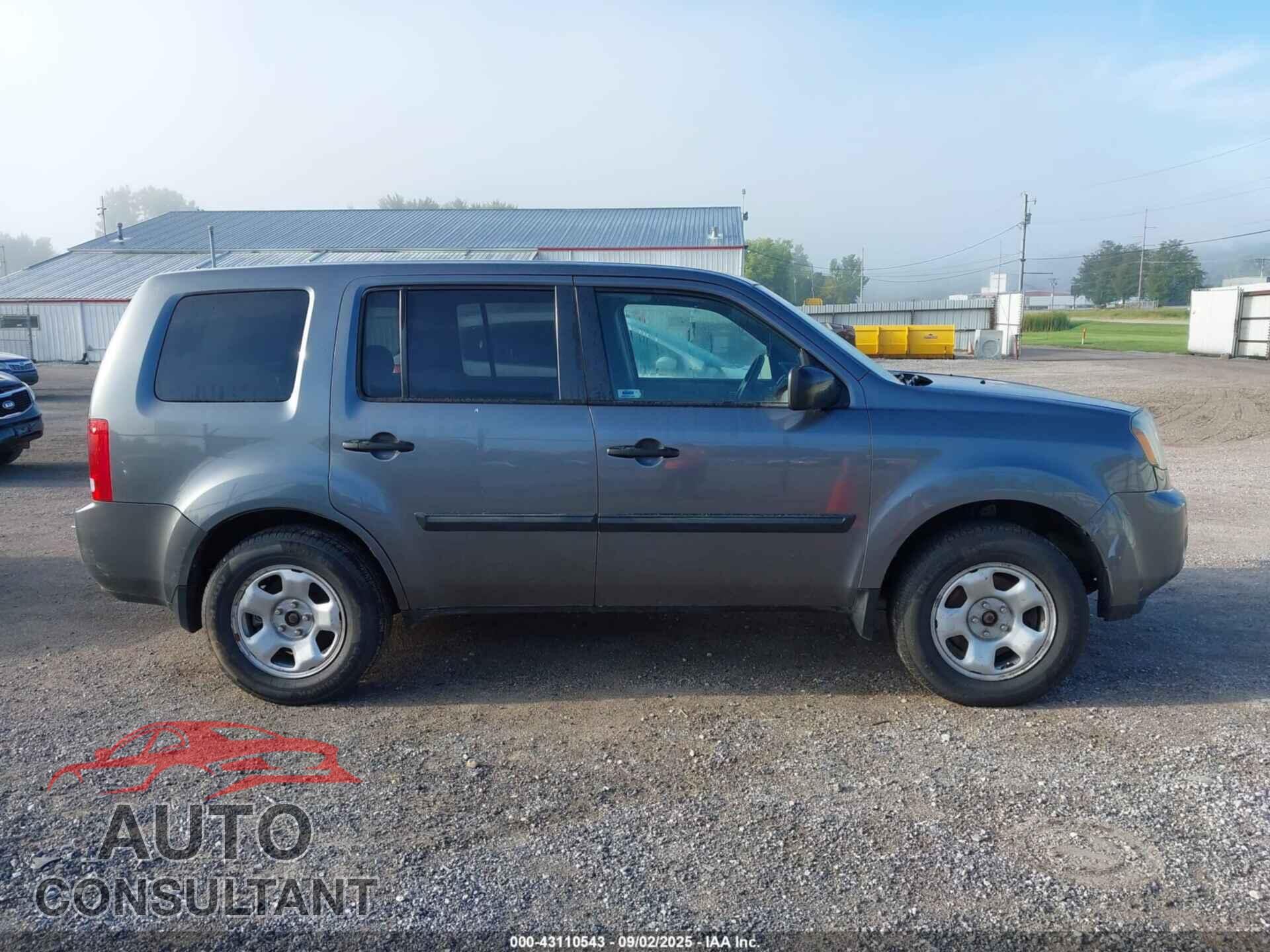 HONDA PILOT 2011 - 5FNYF4H22BB007616