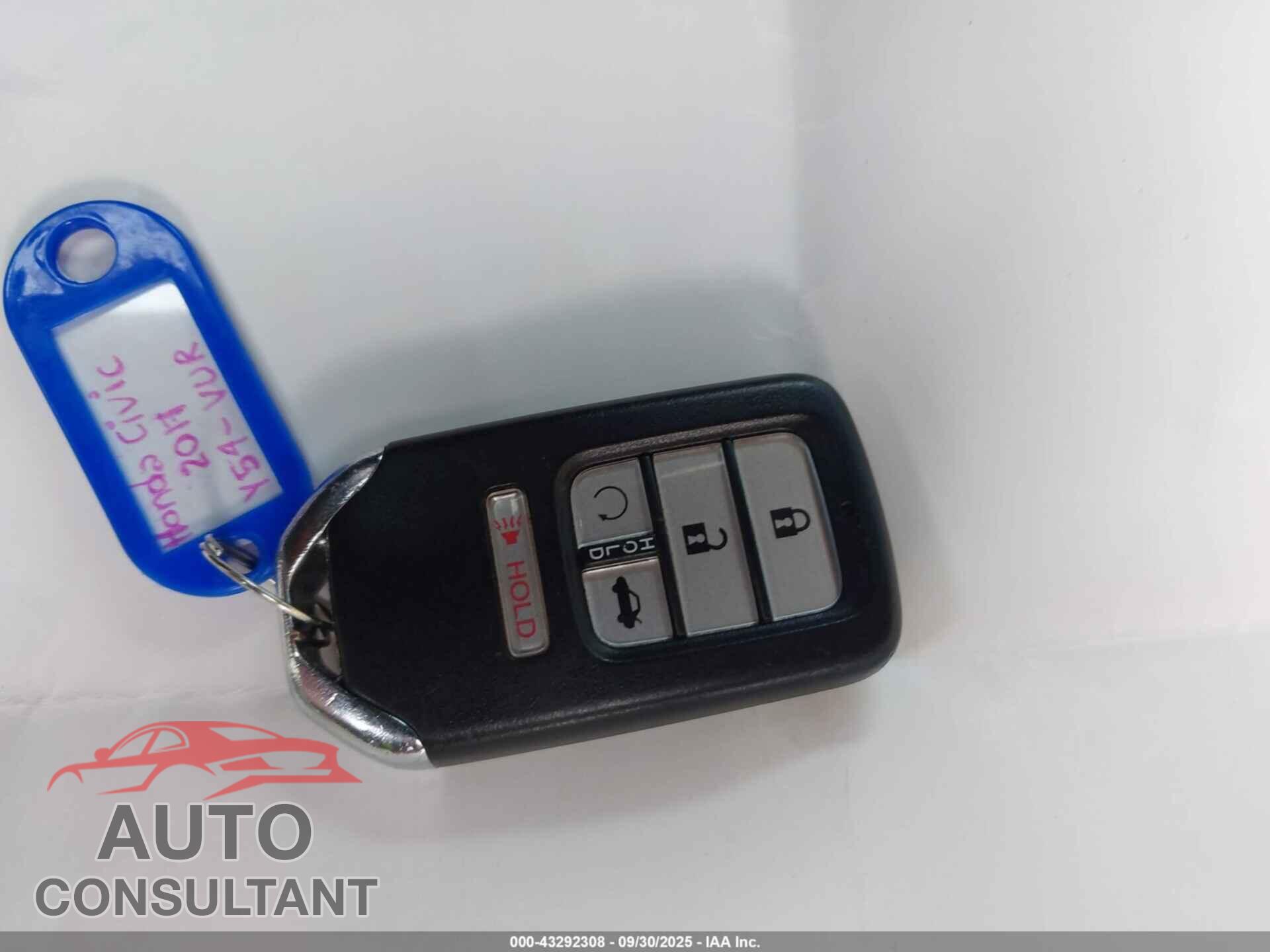 HONDA CIVIC 2017 - 19XFC2F72HE049284