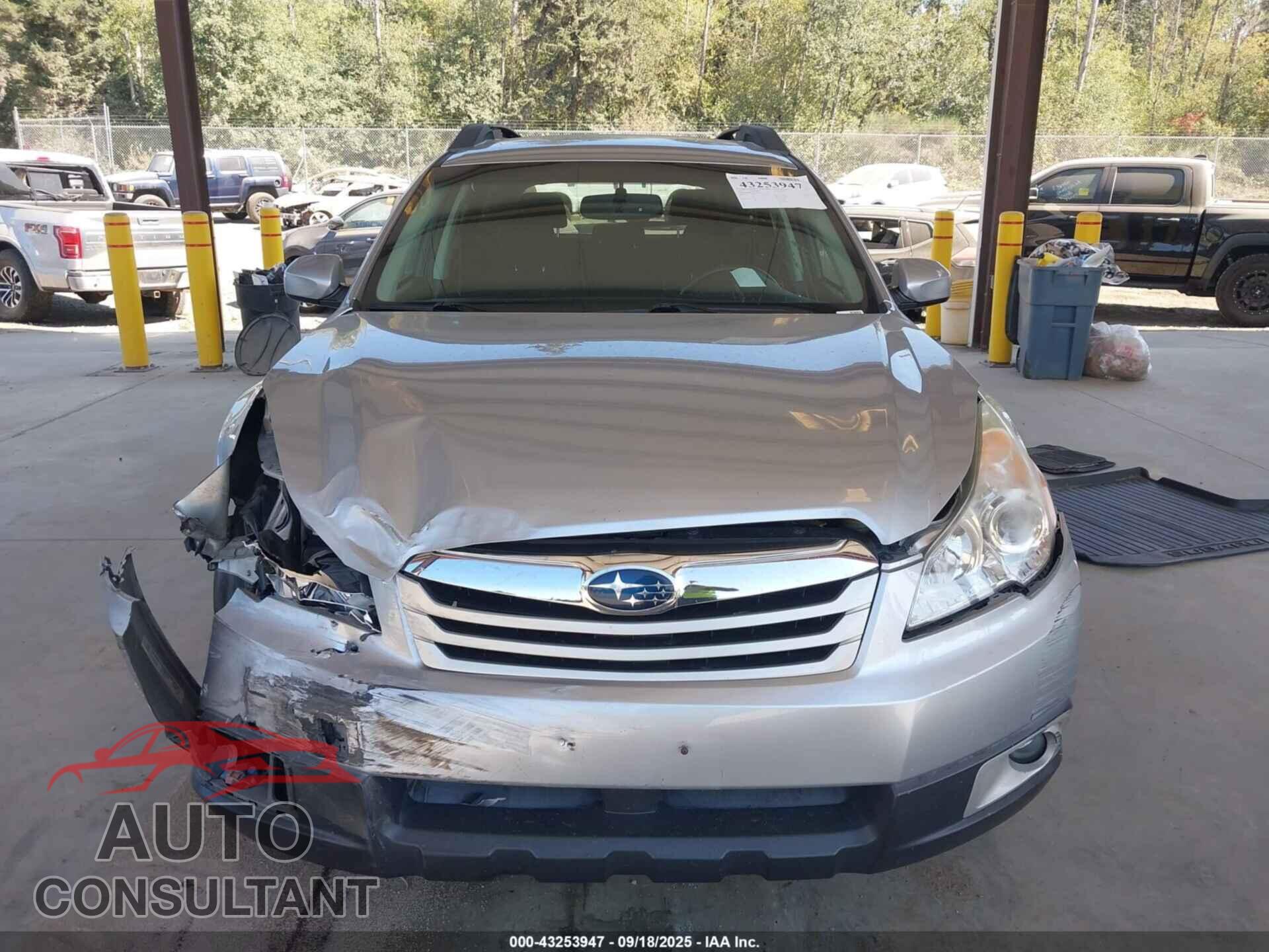 SUBARU OUTBACK 2012 - 4S4BRBCC0C3219040