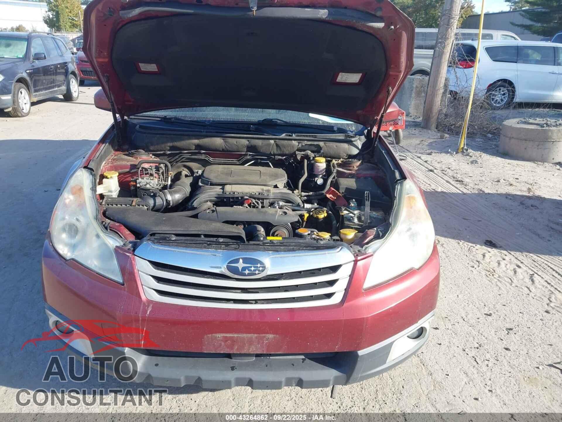 SUBARU OUTBACK 2012 - 4S4BRBCC6C3200265