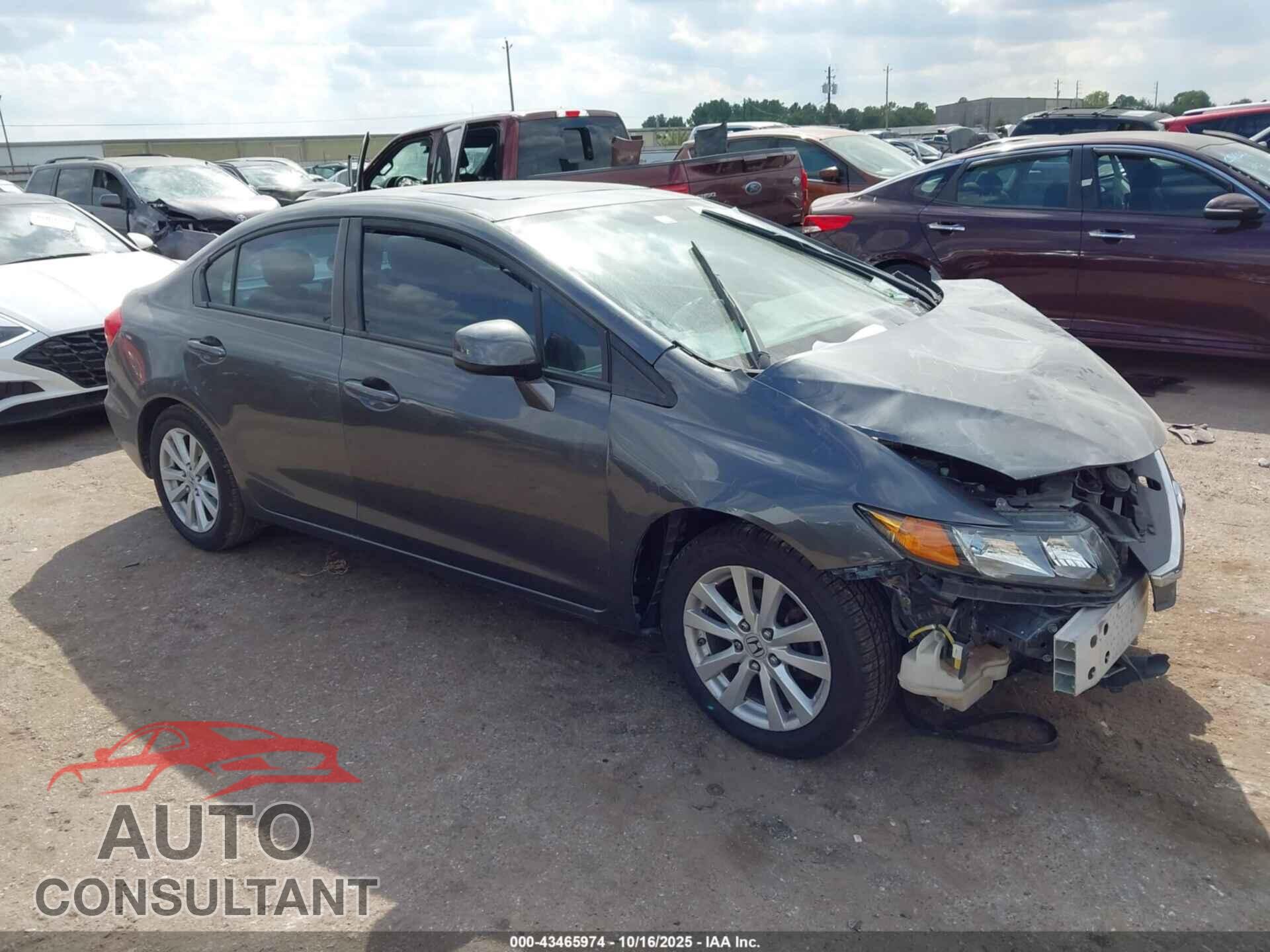 HONDA CIVIC 2012 - 2HGFB2F81CH301116