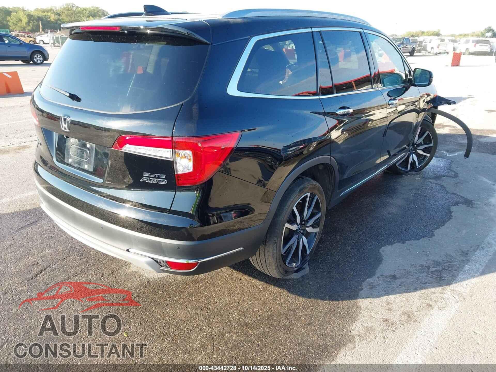 HONDA PILOT 2019 - 5FNYF6H01KB059281