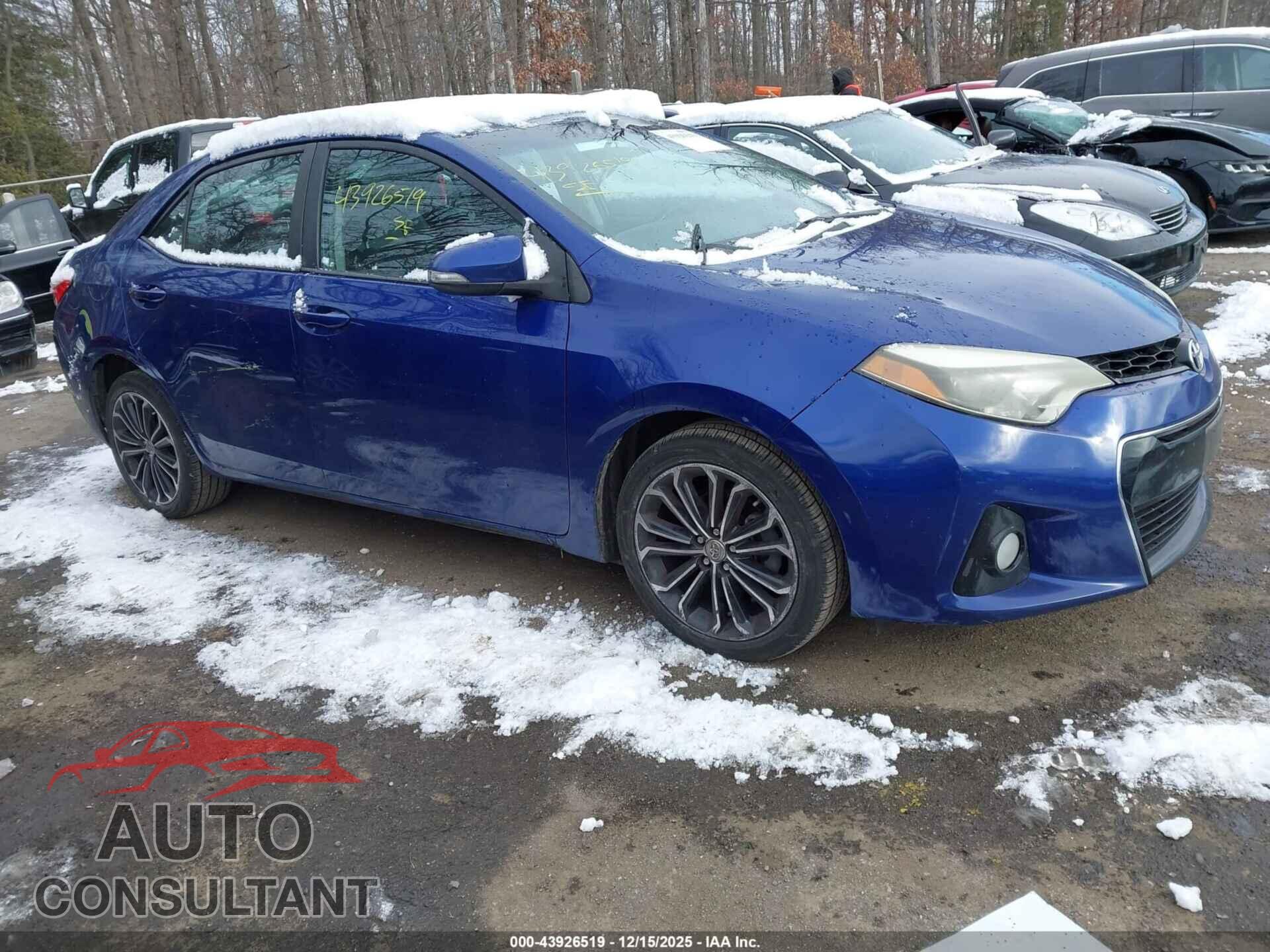 TOYOTA COROLLA 2014 - 2T1BURHE4EC100259