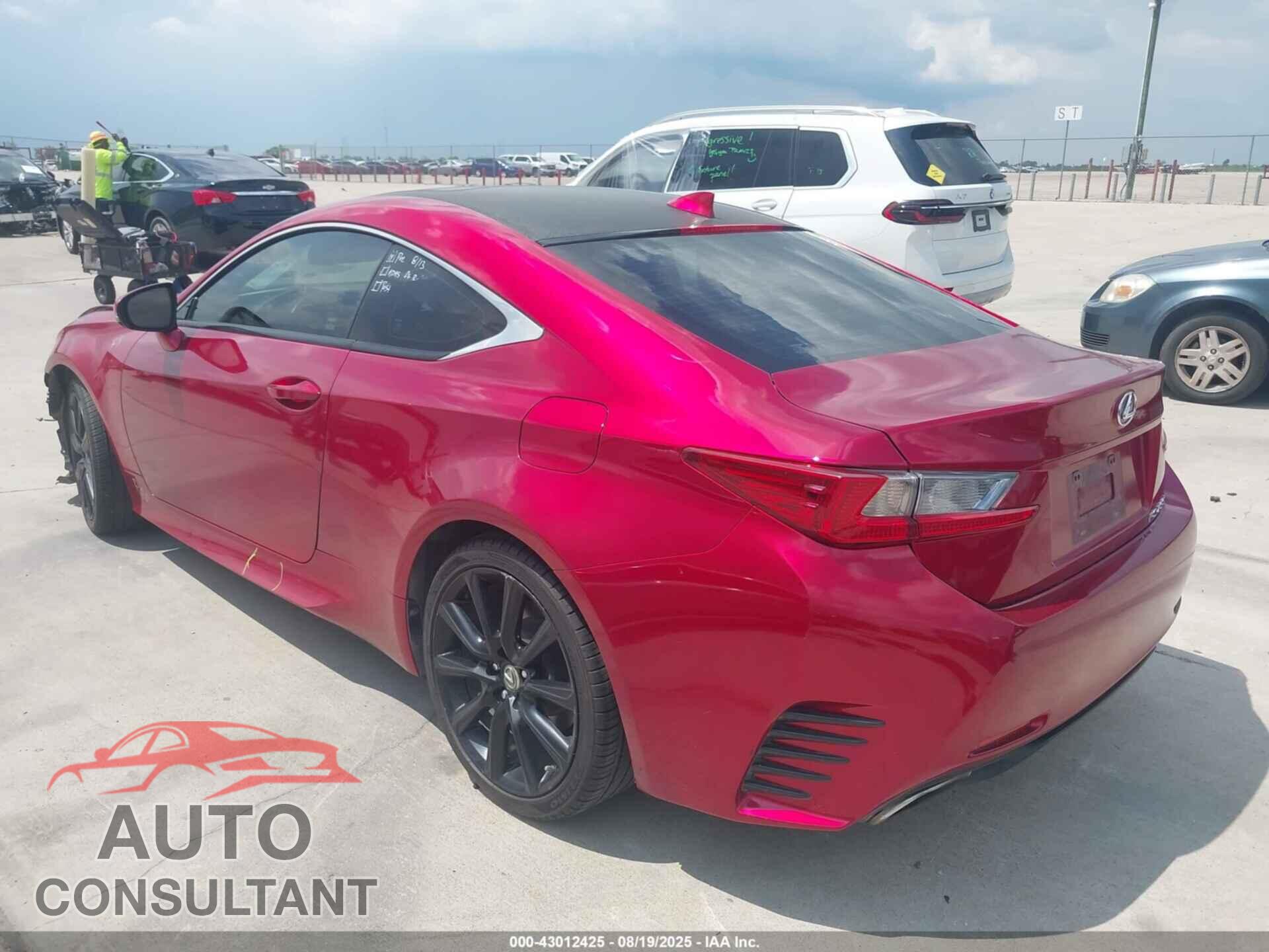 LEXUS RC 200T 2016 - JTHHA5BC0G5000189
