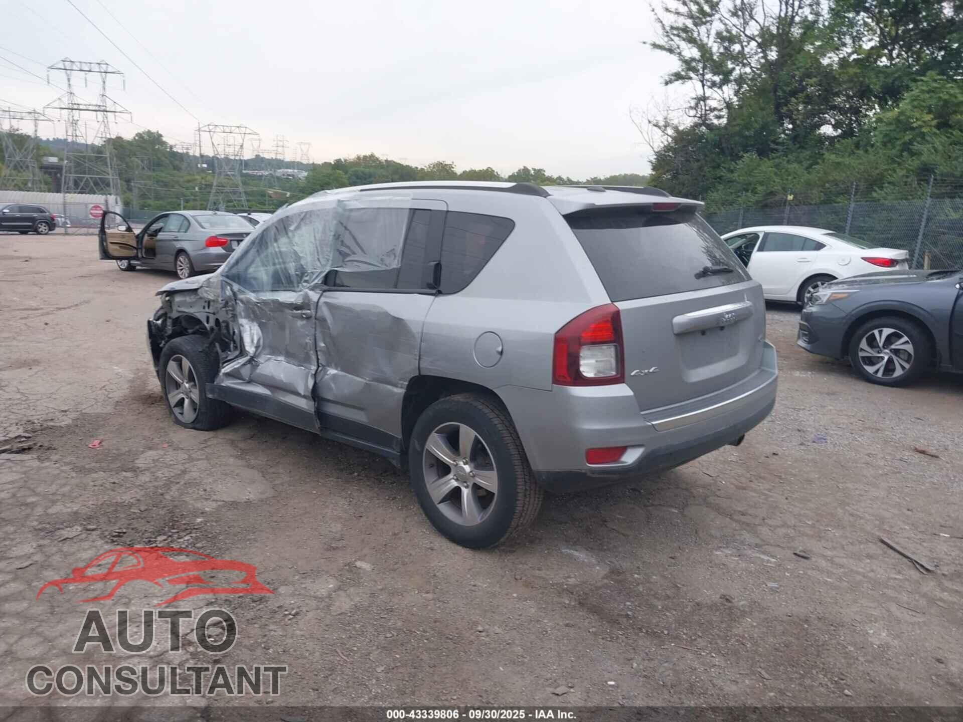 JEEP COMPASS 2017 - 1C4NJDEBXHD126729