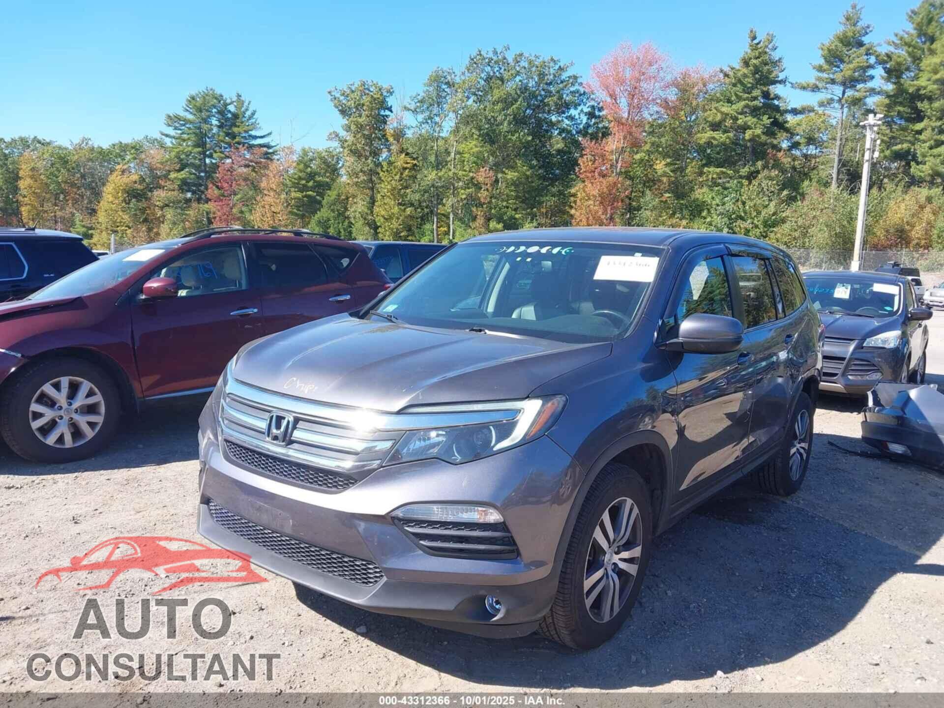 HONDA PILOT 2017 - 5FNYF6H7XHB070205