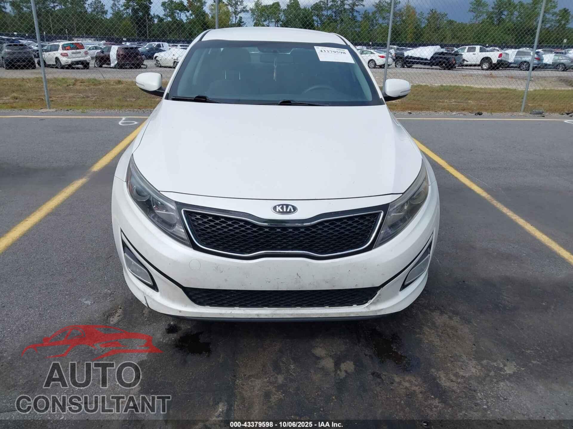 KIA OPTIMA 2015 - KNAGM4A79F5630761