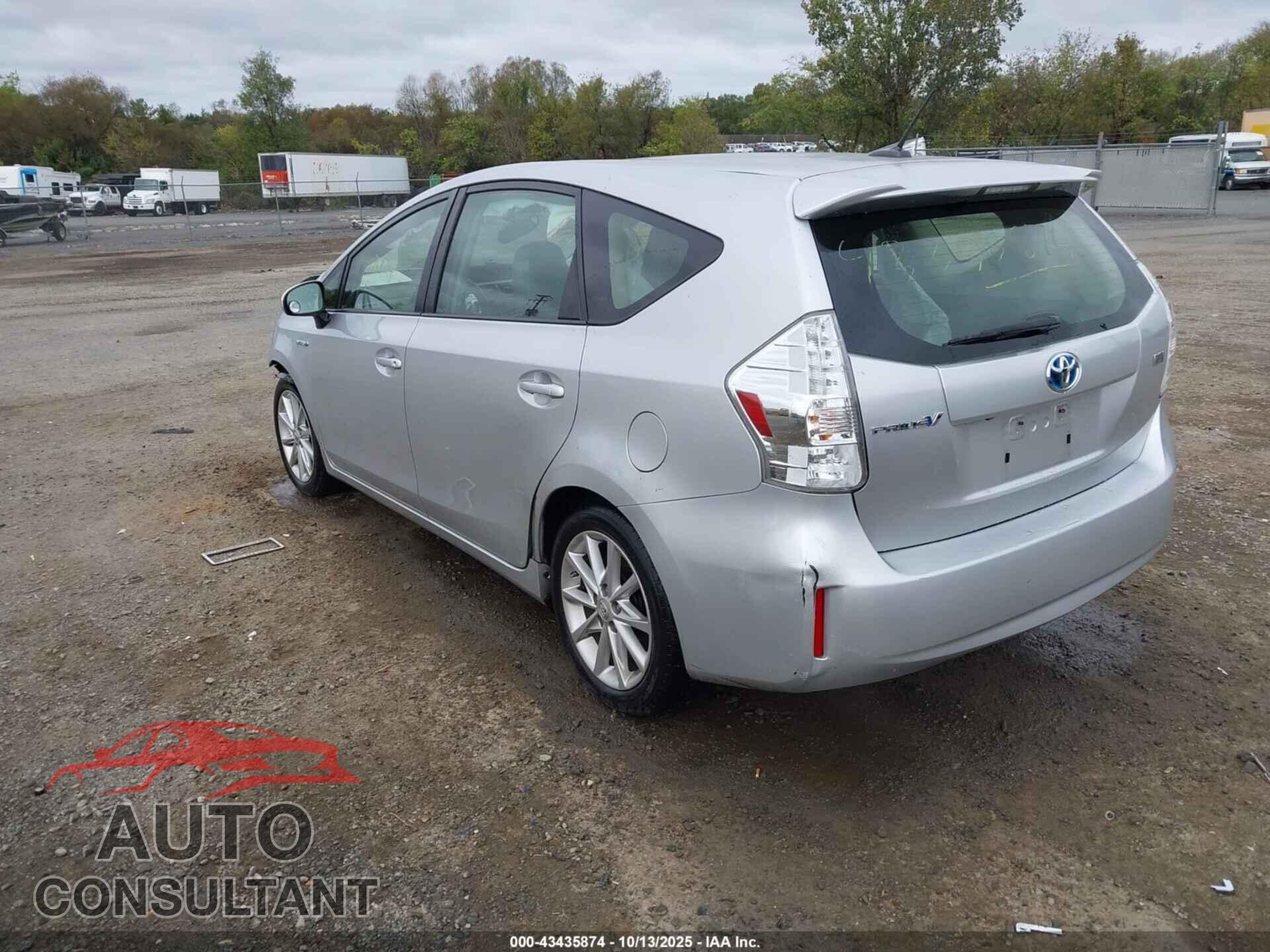 TOYOTA PRIUS V 2012 - JTDZN3EUXC3140579