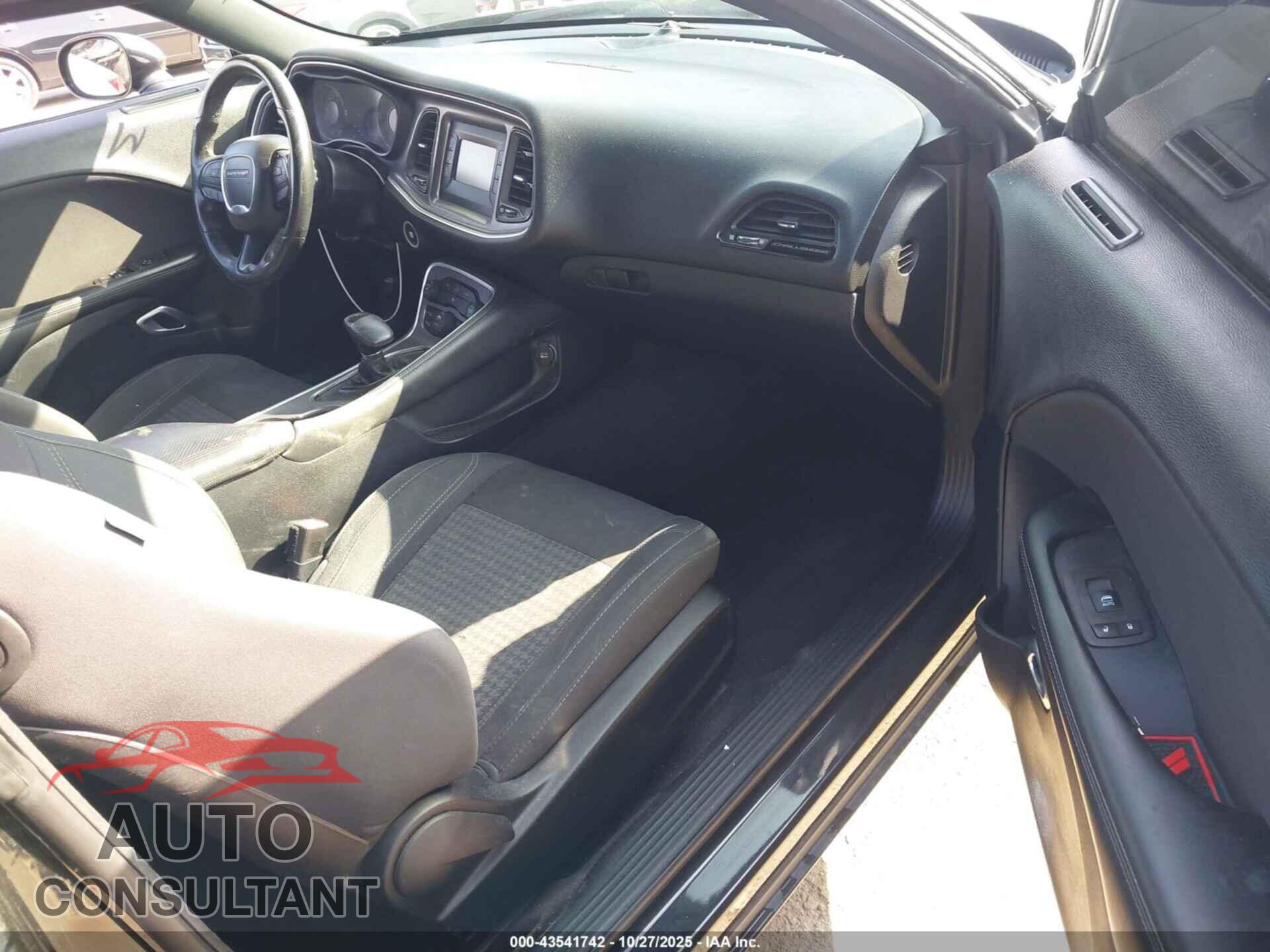 DODGE CHALLENGER 2016 - 2C3CDZBT6GH337974
