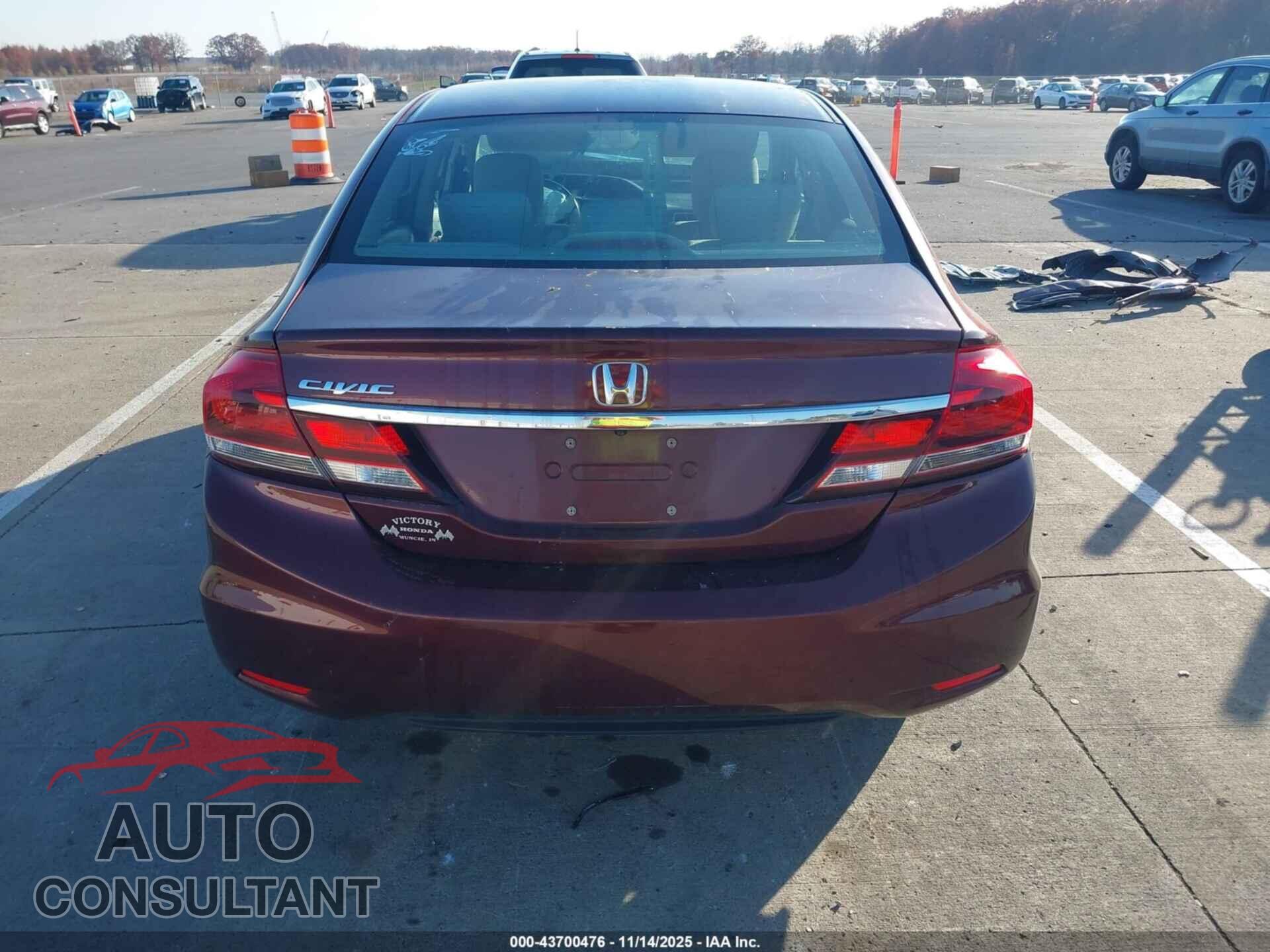 HONDA CIVIC 2014 - 19XFB2F55EE013845
