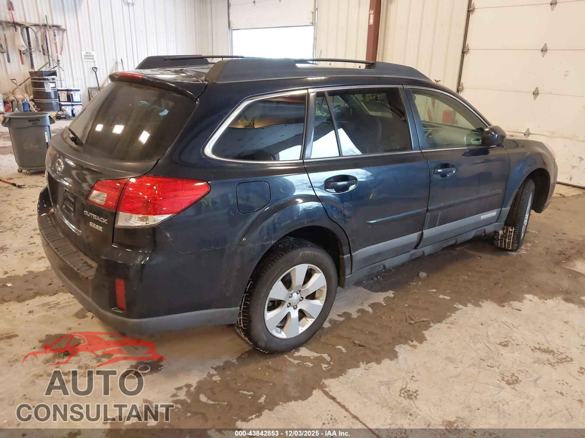 SUBARU OUTBACK 2012 - 4S4BRBBC9C1215291