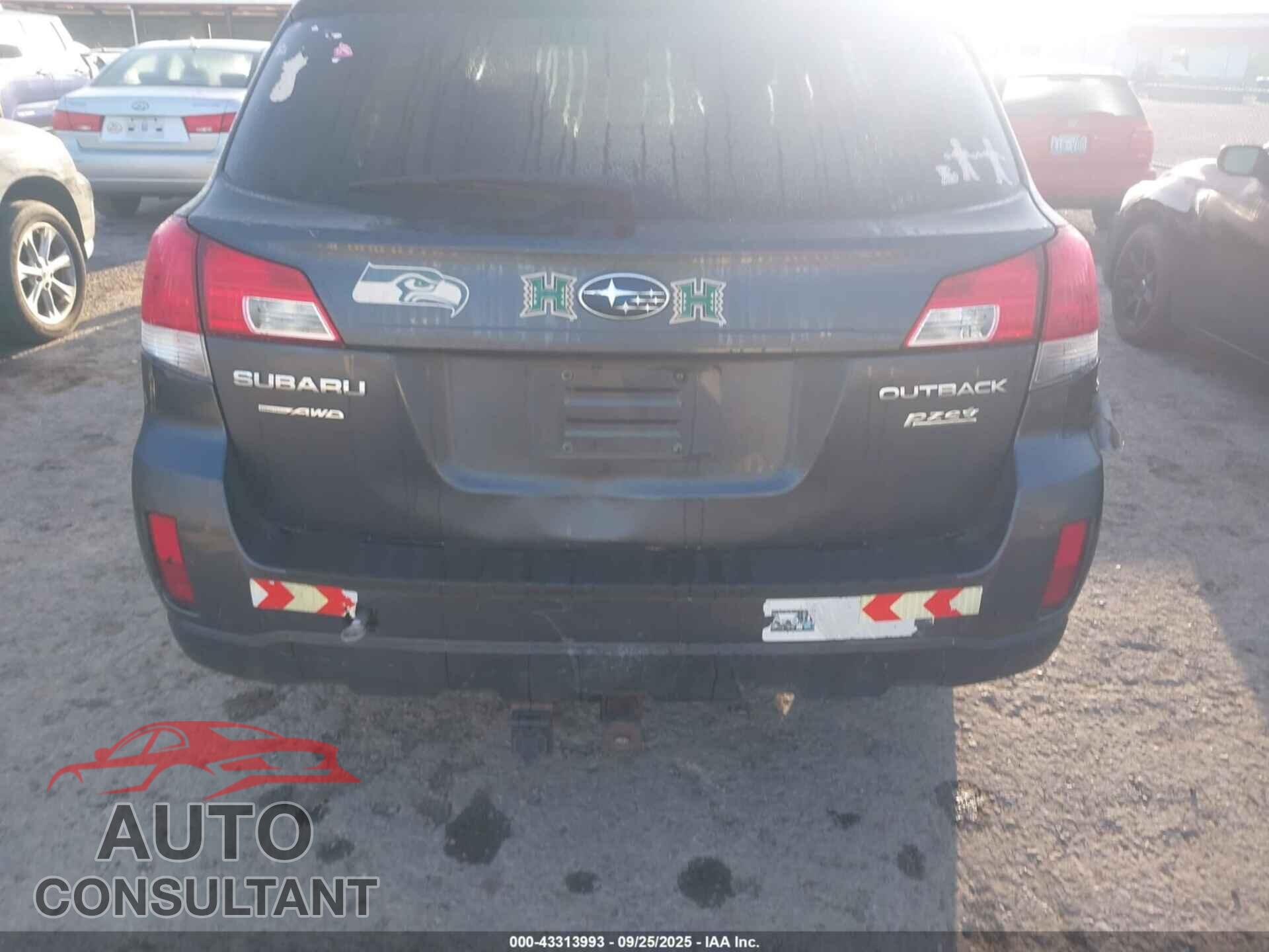 SUBARU OUTBACK 2012 - 4S4BRBCC0C3287631