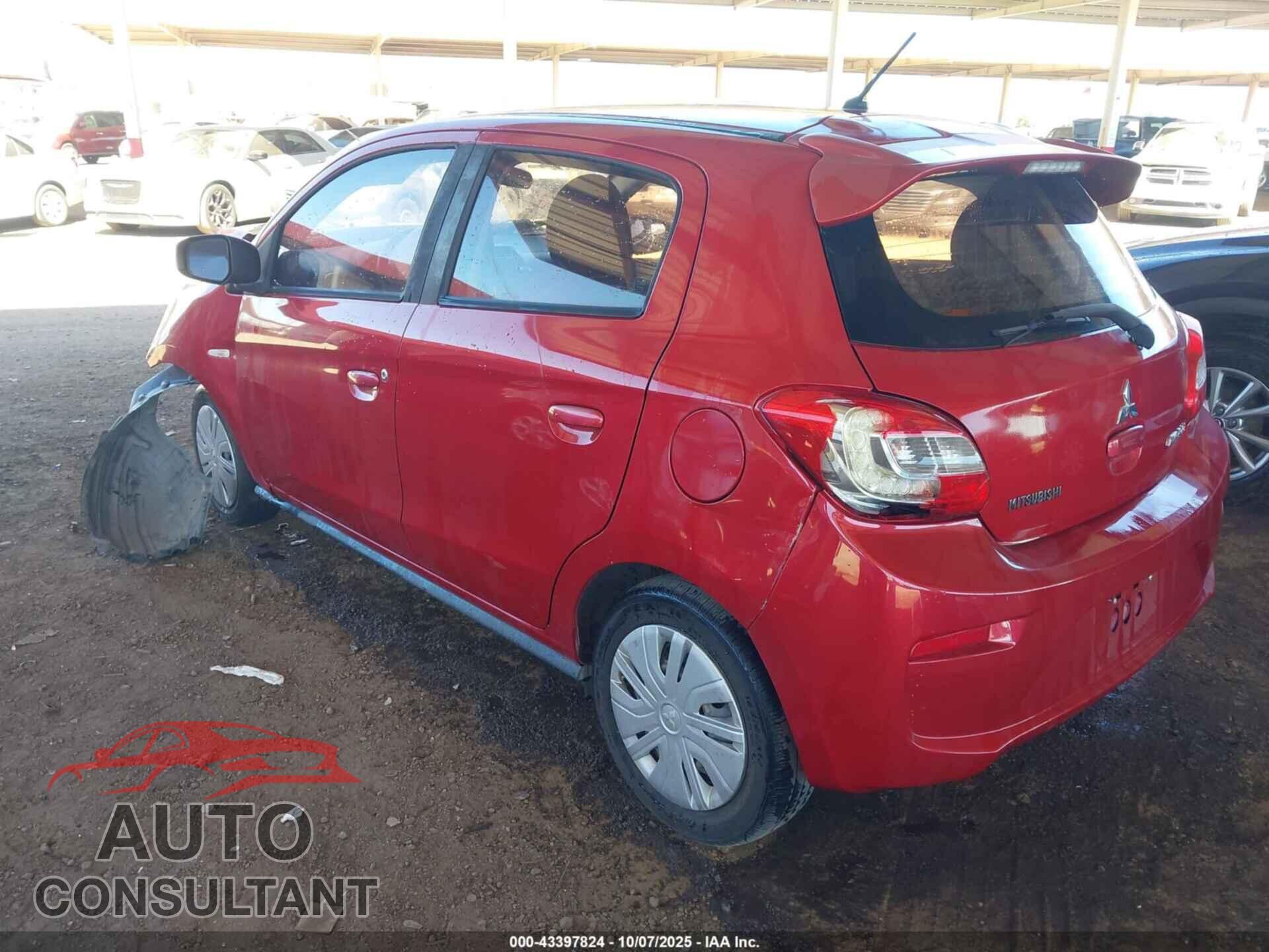 MITSUBISHI MIRAGE 2017 - ML32A3HJ4HH012317