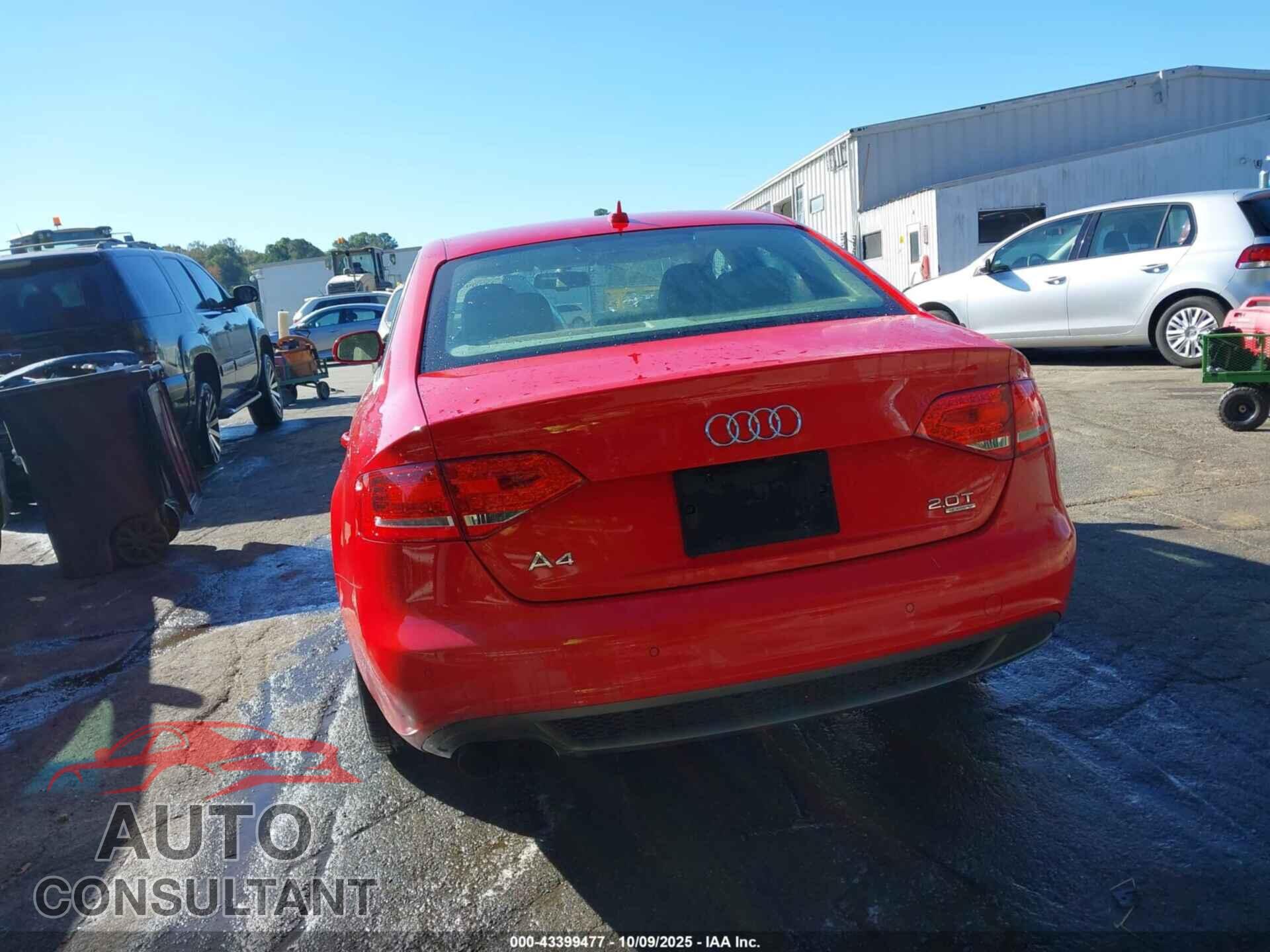 AUDI A4 2012 - WAUFFAFL9CA082189