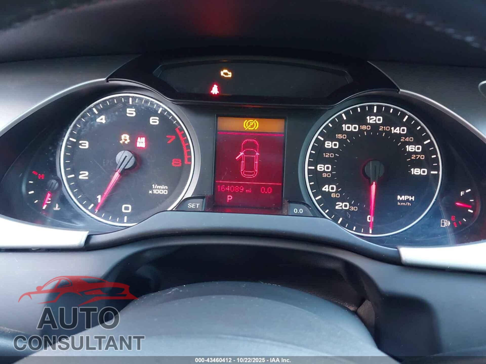 AUDI A4 2012 - WAUSFAFL6CA012728