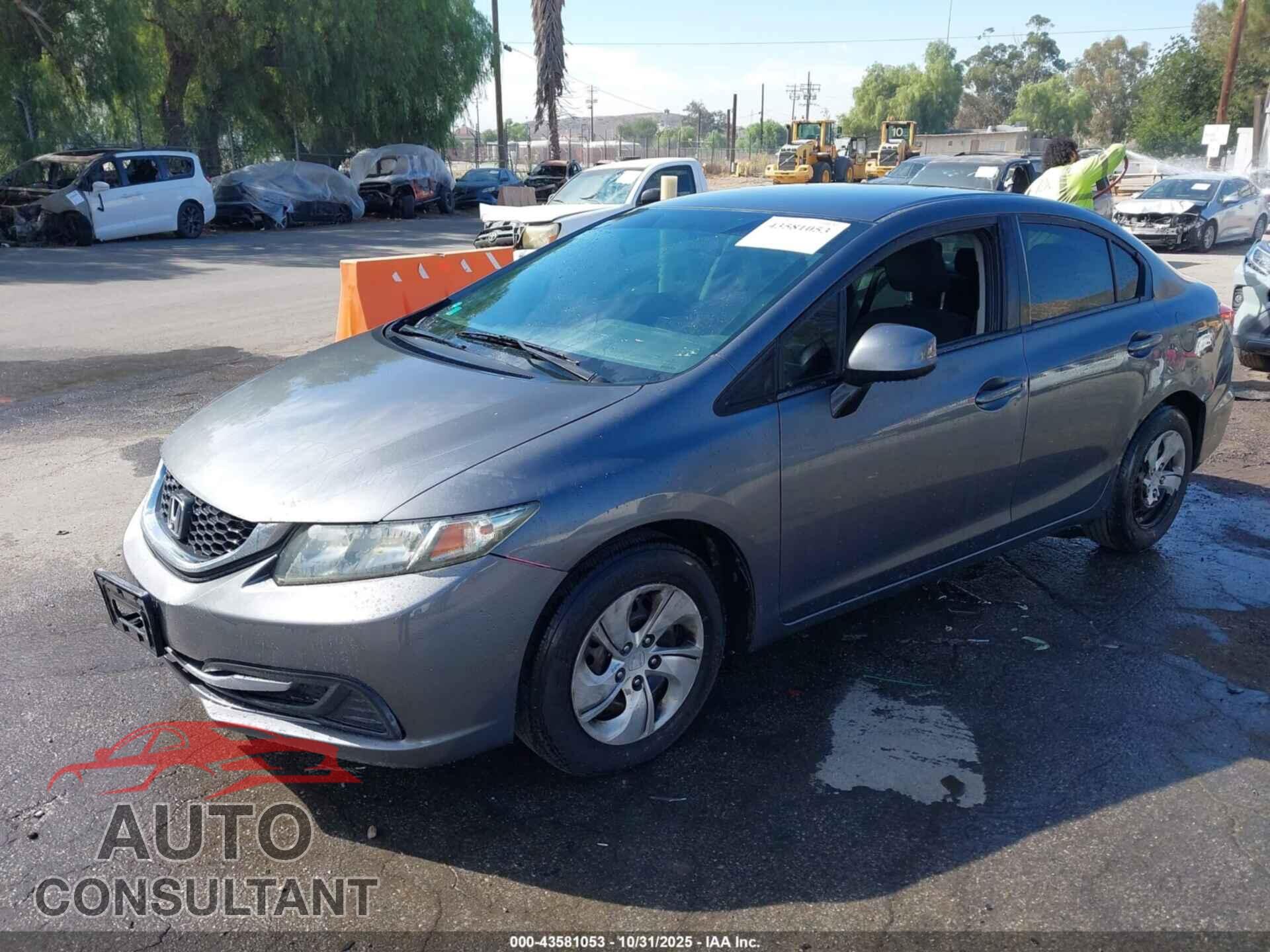 HONDA CIVIC 2013 - 19XFB2F53DE294302