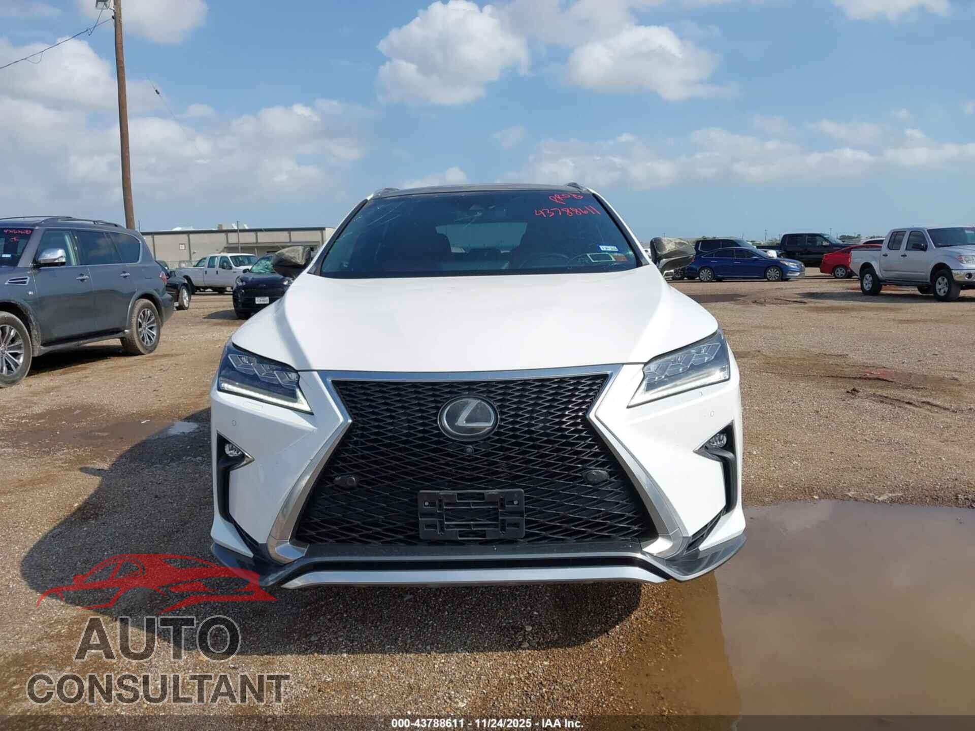 LEXUS RX 350 2019 - 2T2BZMCA1KC203526