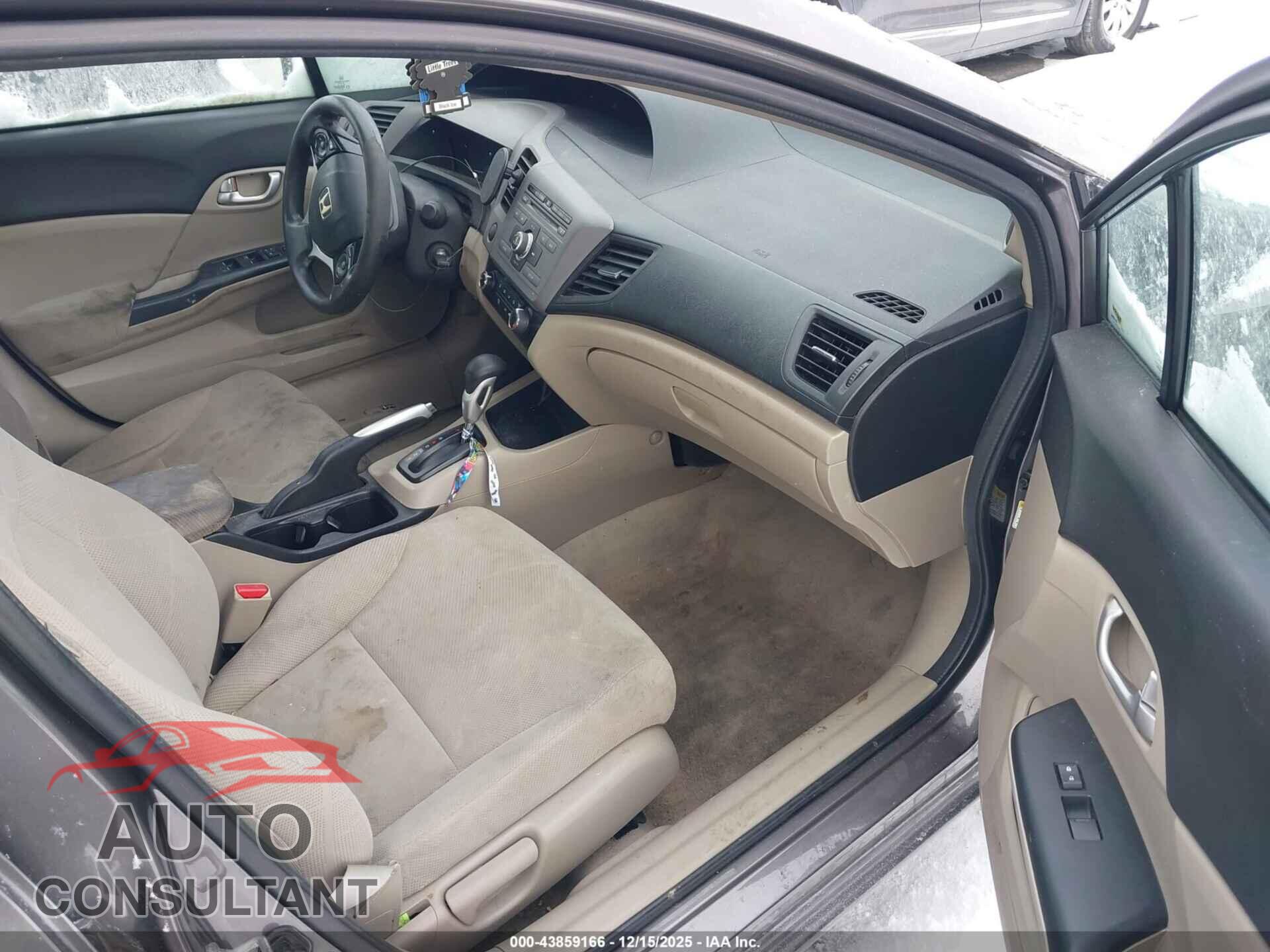 HONDA CIVIC 2012 - 19XFB2F86CE079148