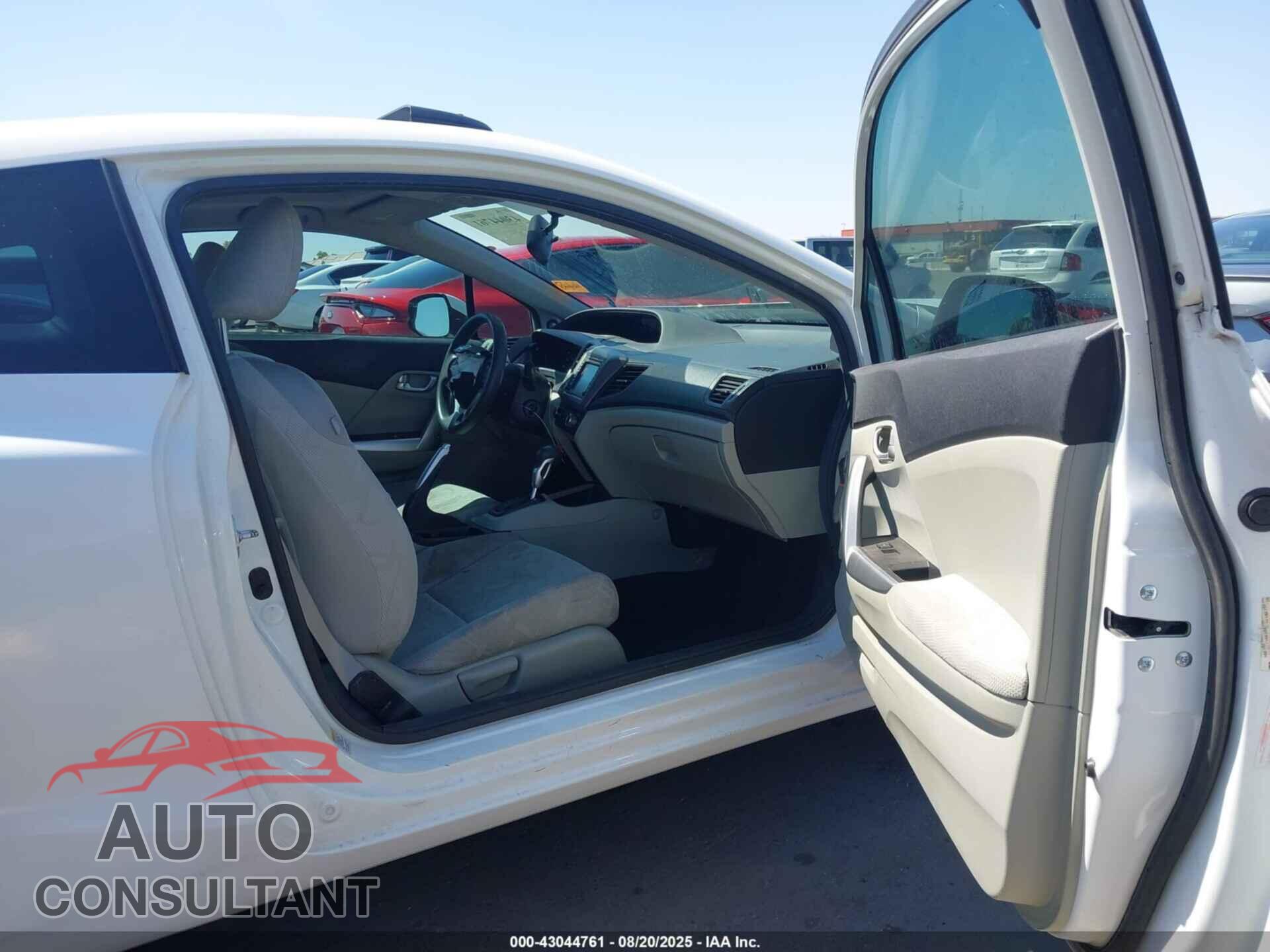 HONDA CIVIC 2012 - 2HGFG3B85CH546918