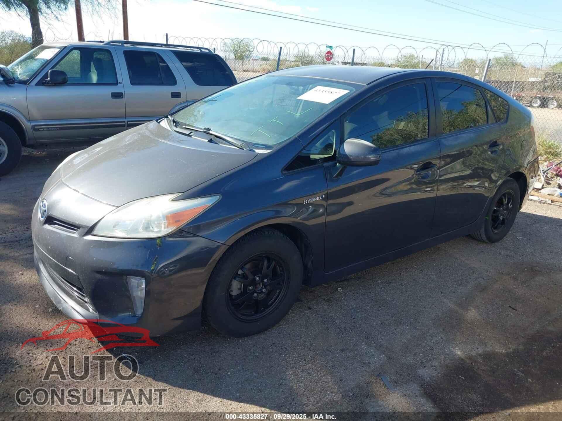 TOYOTA PRIUS 2012 - JTDKN3DU6C1483761