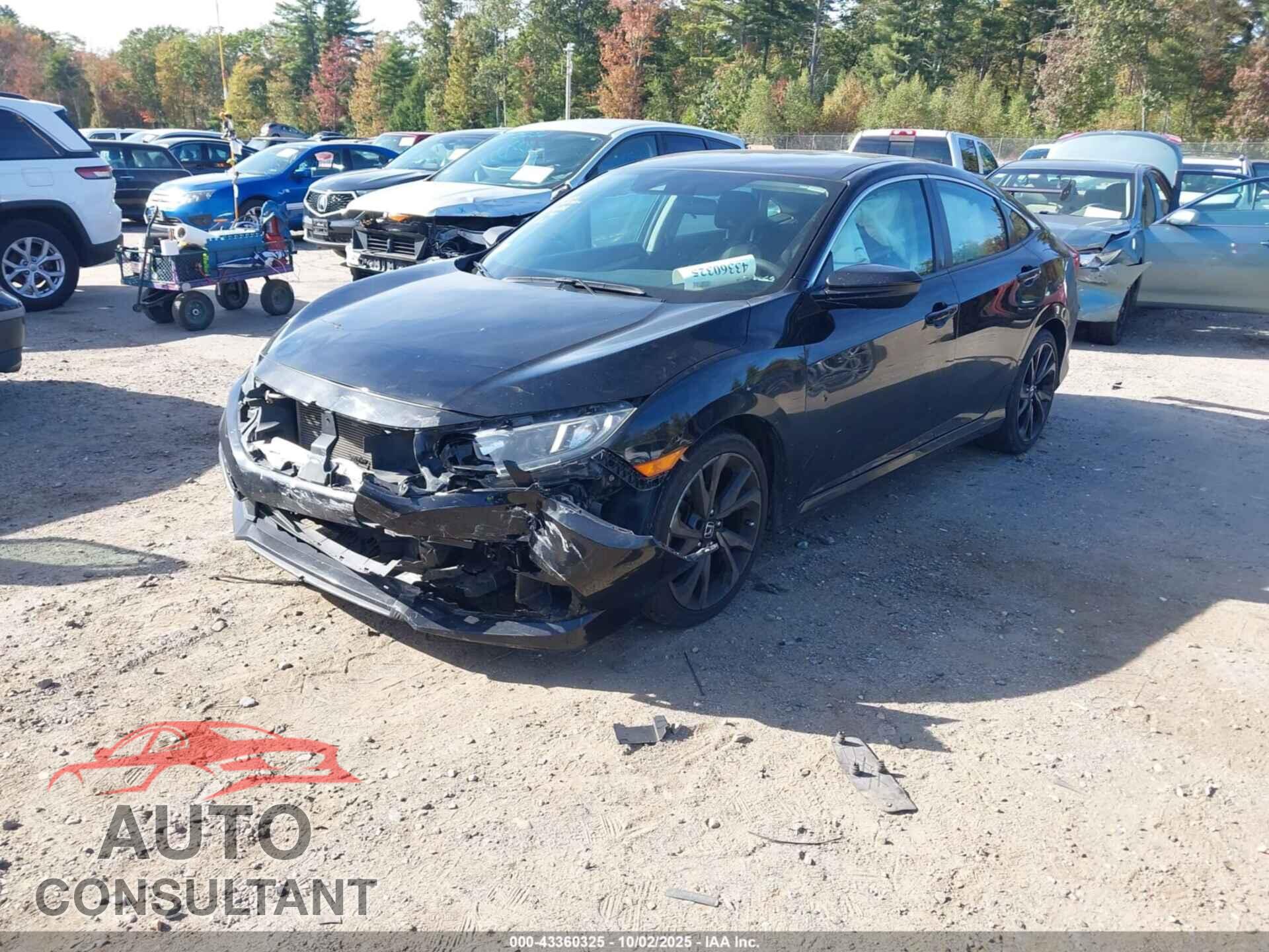HONDA CIVIC 2019 - 2HGFC2F63KH585214