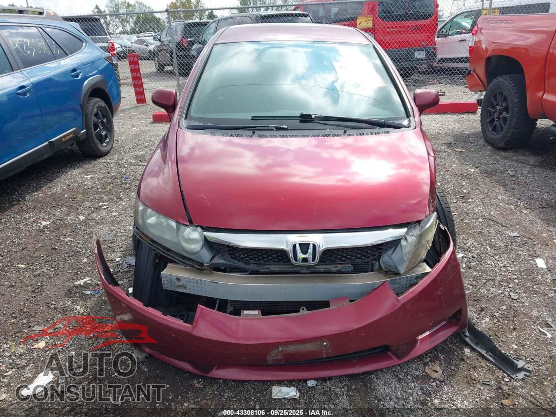 HONDA CIVIC 2010 - 19XFA1F59AE082450
