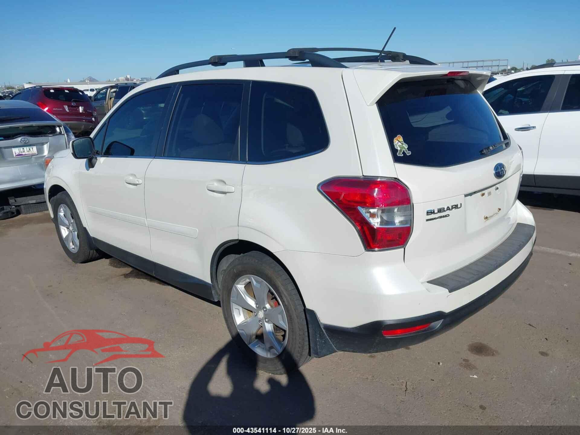 SUBARU FORESTER 2014 - JF2SJAJC2EH427713