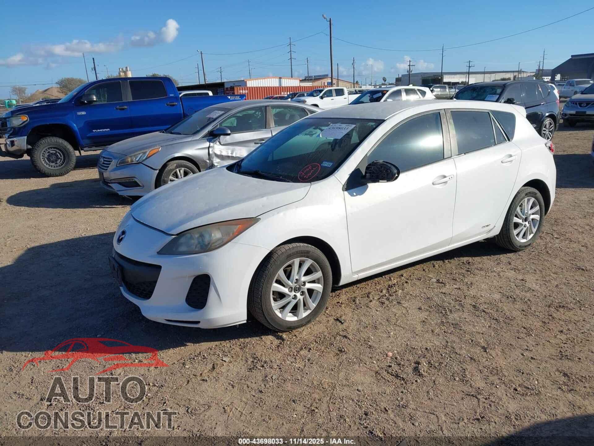 MAZDA MAZDA3 2013 - JM1BL1L71D1729641
