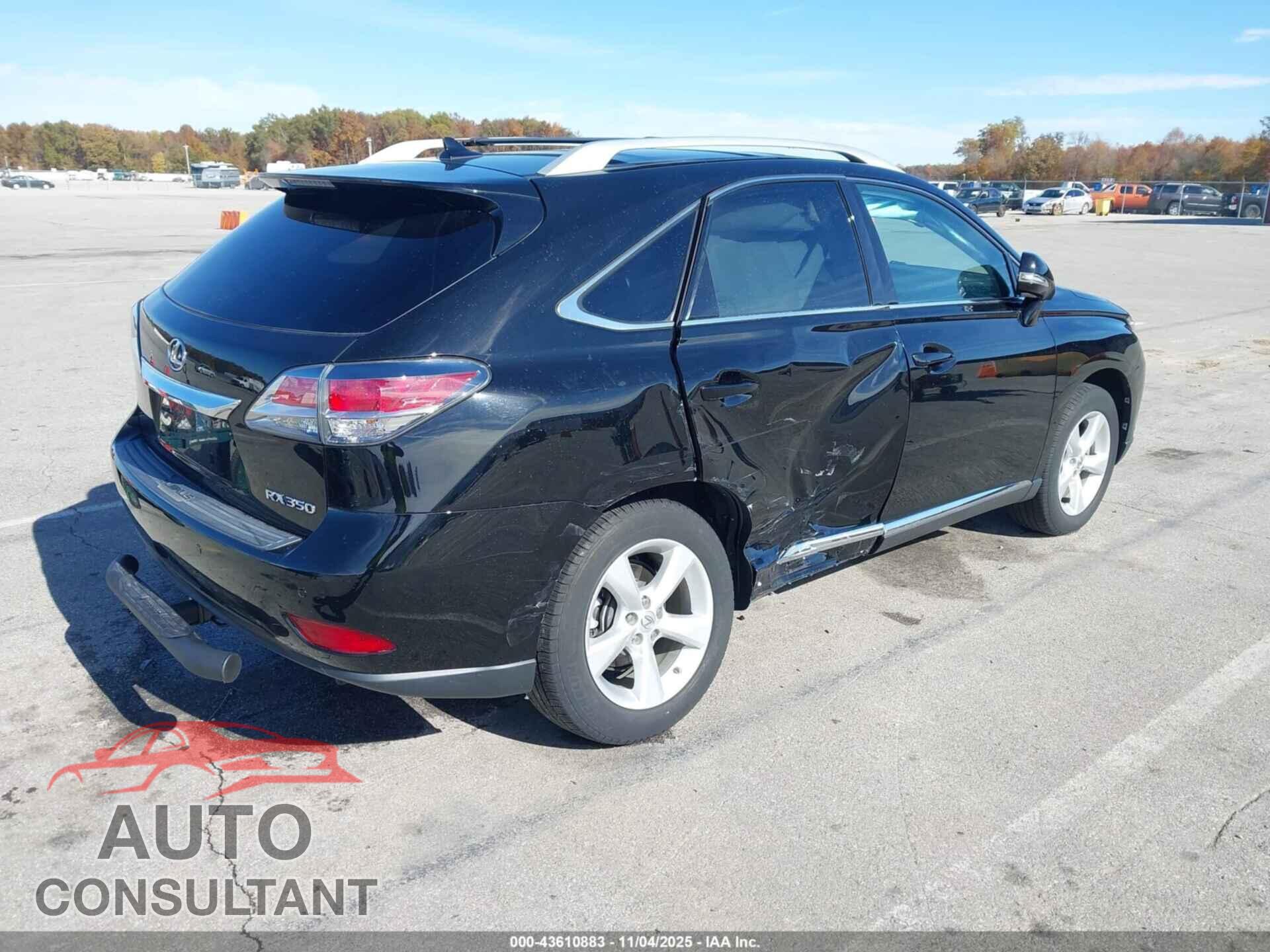 LEXUS RX 350 2013 - 2T2BK1BA8DC195531