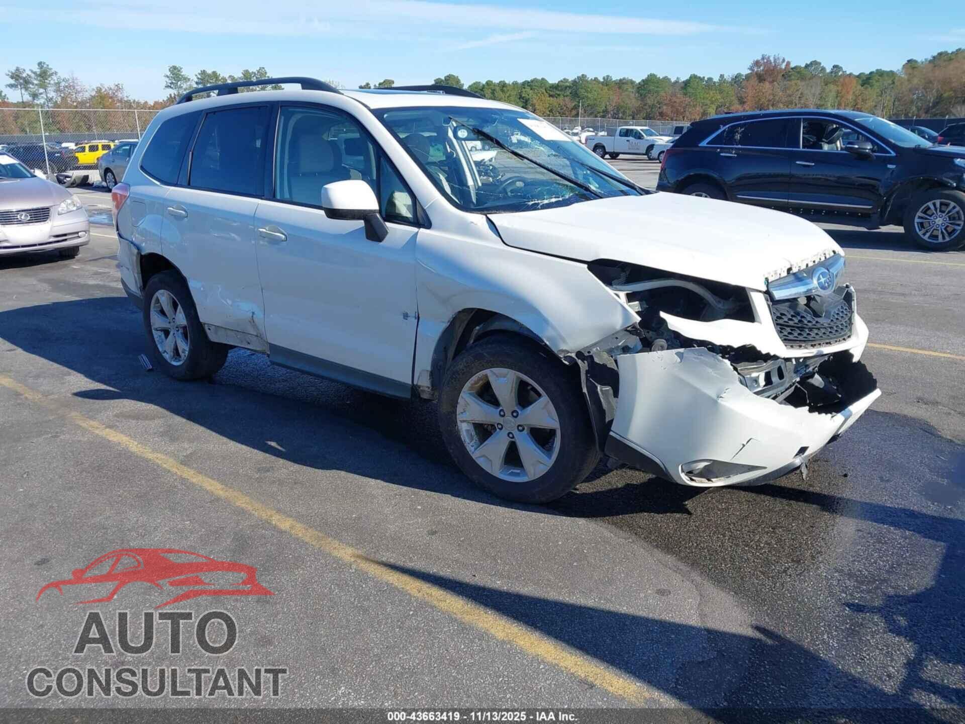 SUBARU FORESTER 2016 - JF2SJAFC6GH418332