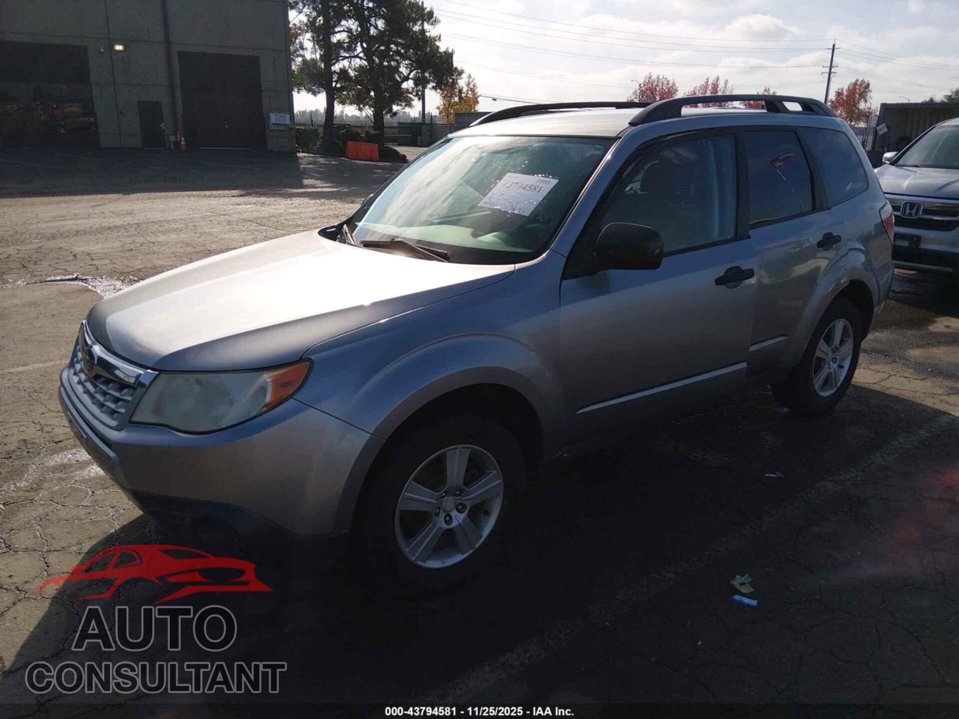 SUBARU FORESTER 2011 - JF2SHABC0BH734187
