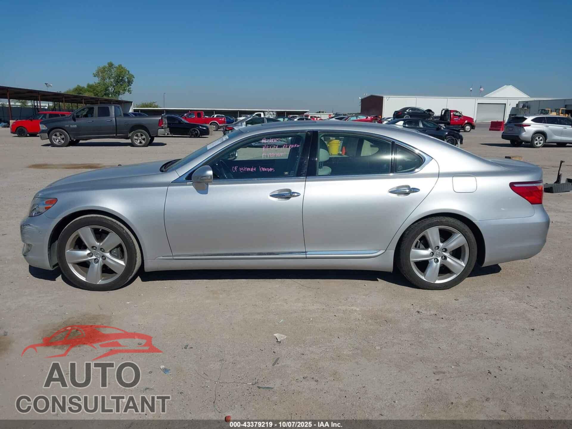 LEXUS LS 460 2011 - JTHBL5EF8B5104380