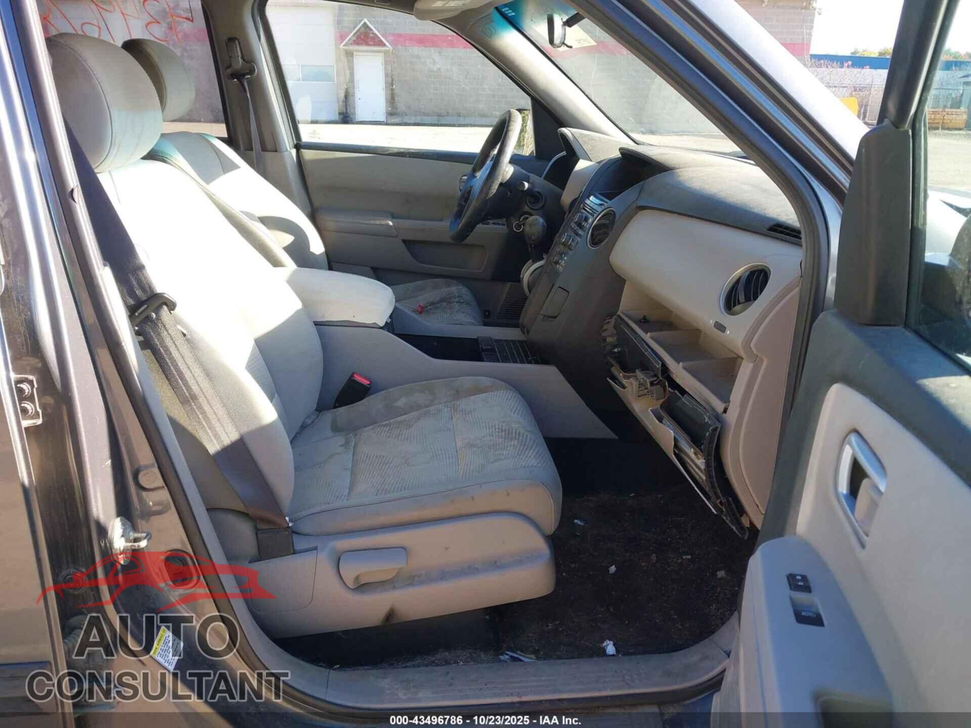 HONDA PILOT 2012 - 5FNYF4H27CB002655