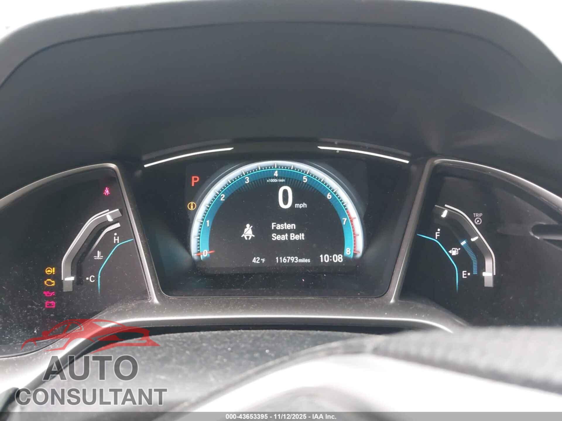 HONDA CIVIC 2017 - 19XFC2F78HE014488