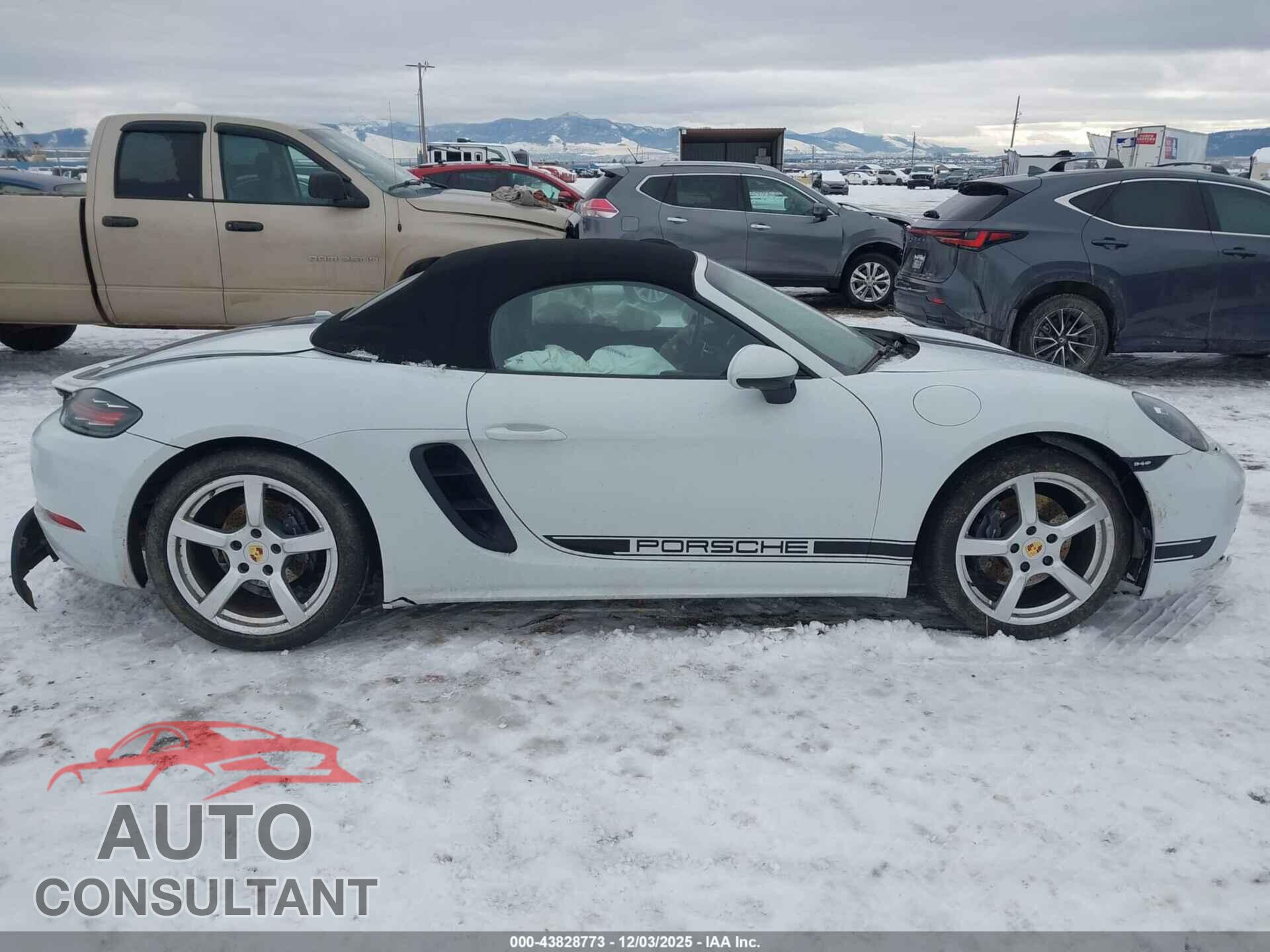 PORSCHE 718 BOXSTER 2017 - WP0CA2A80HS221804