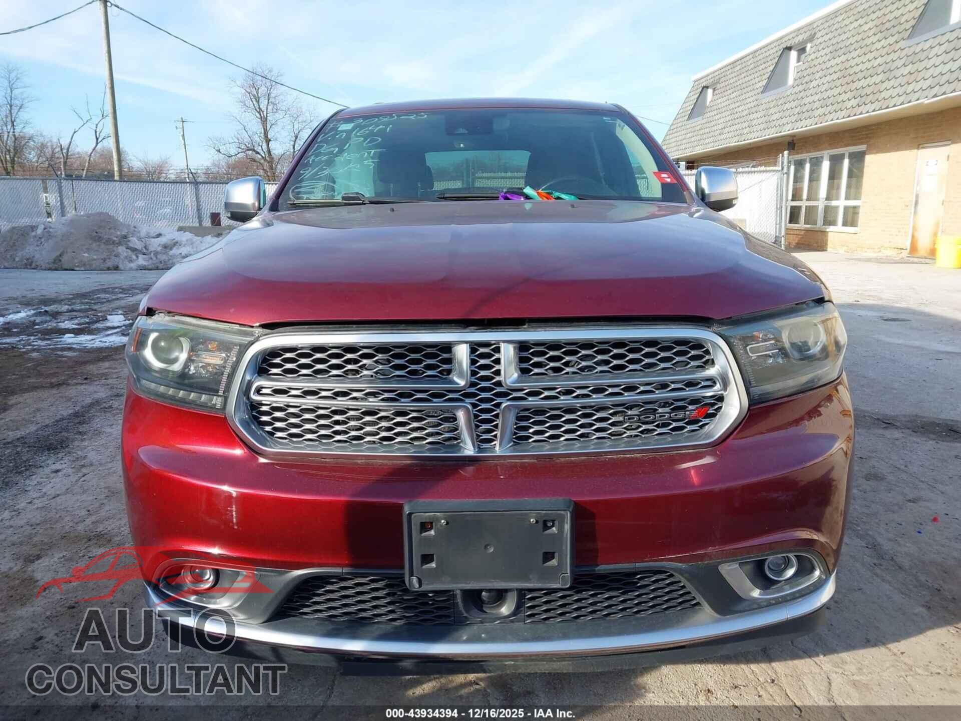 DODGE DURANGO 2017 - 1C4RDJEG3HC691641