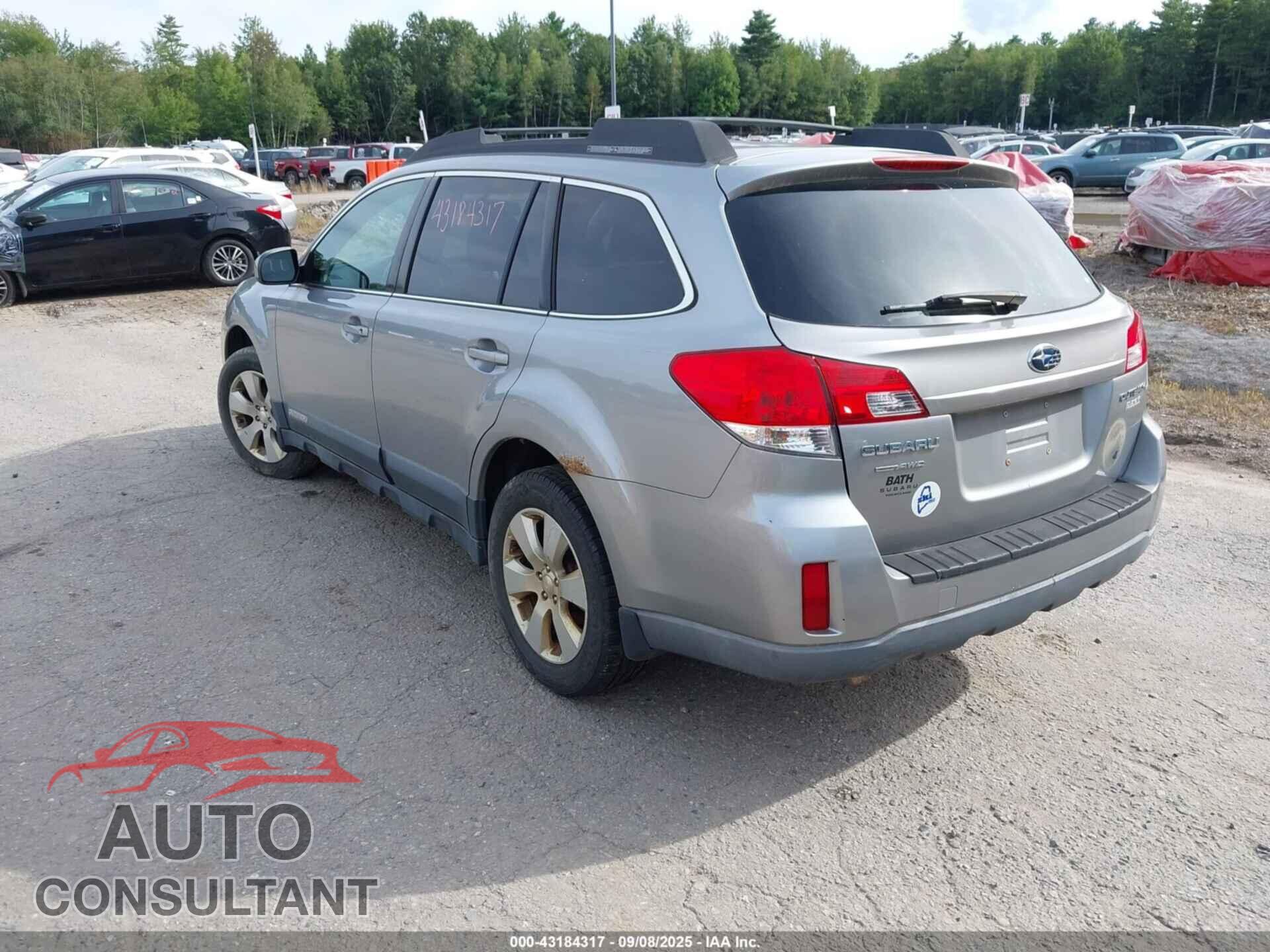 SUBARU OUTBACK 2010 - 4S4BRBHC3A3379144