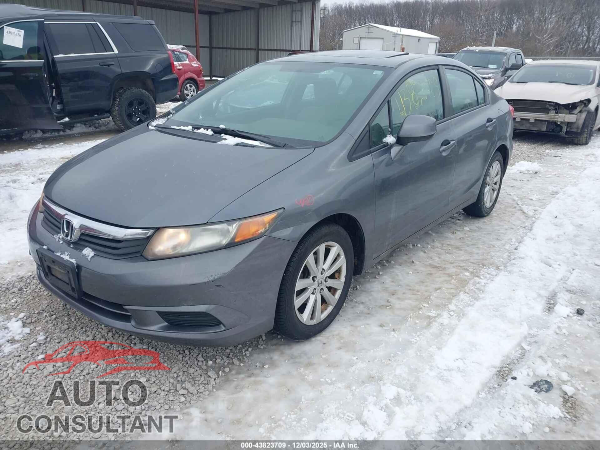 HONDA CIVIC 2012 - 19XFB2F81CE389157