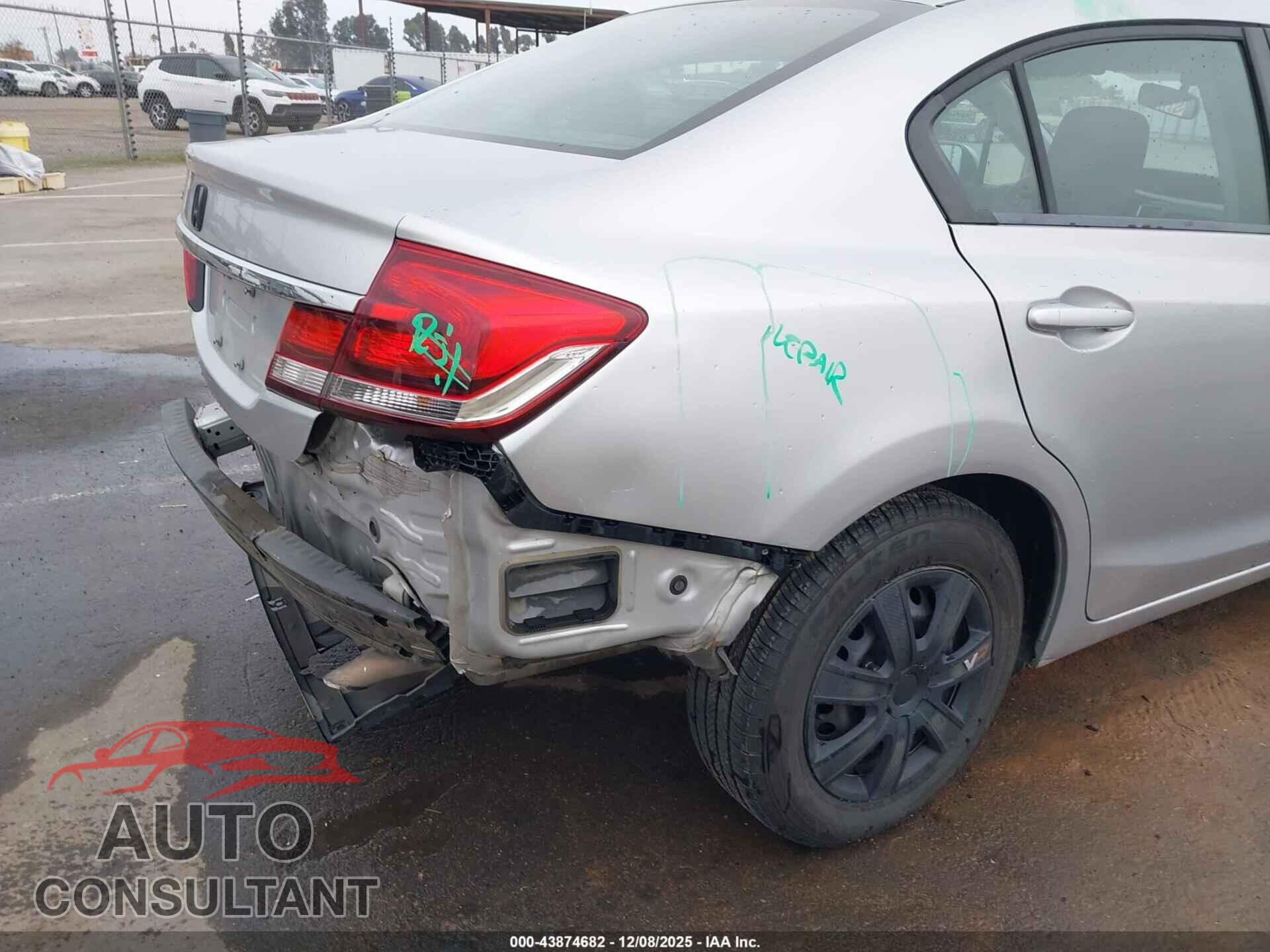 HONDA CIVIC 2014 - 19XFB2F57EE233312