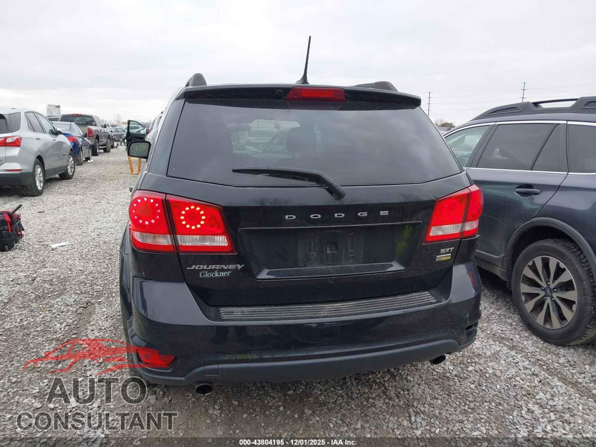 DODGE JOURNEY 2017 - 3C4PDCBG5HT572968
