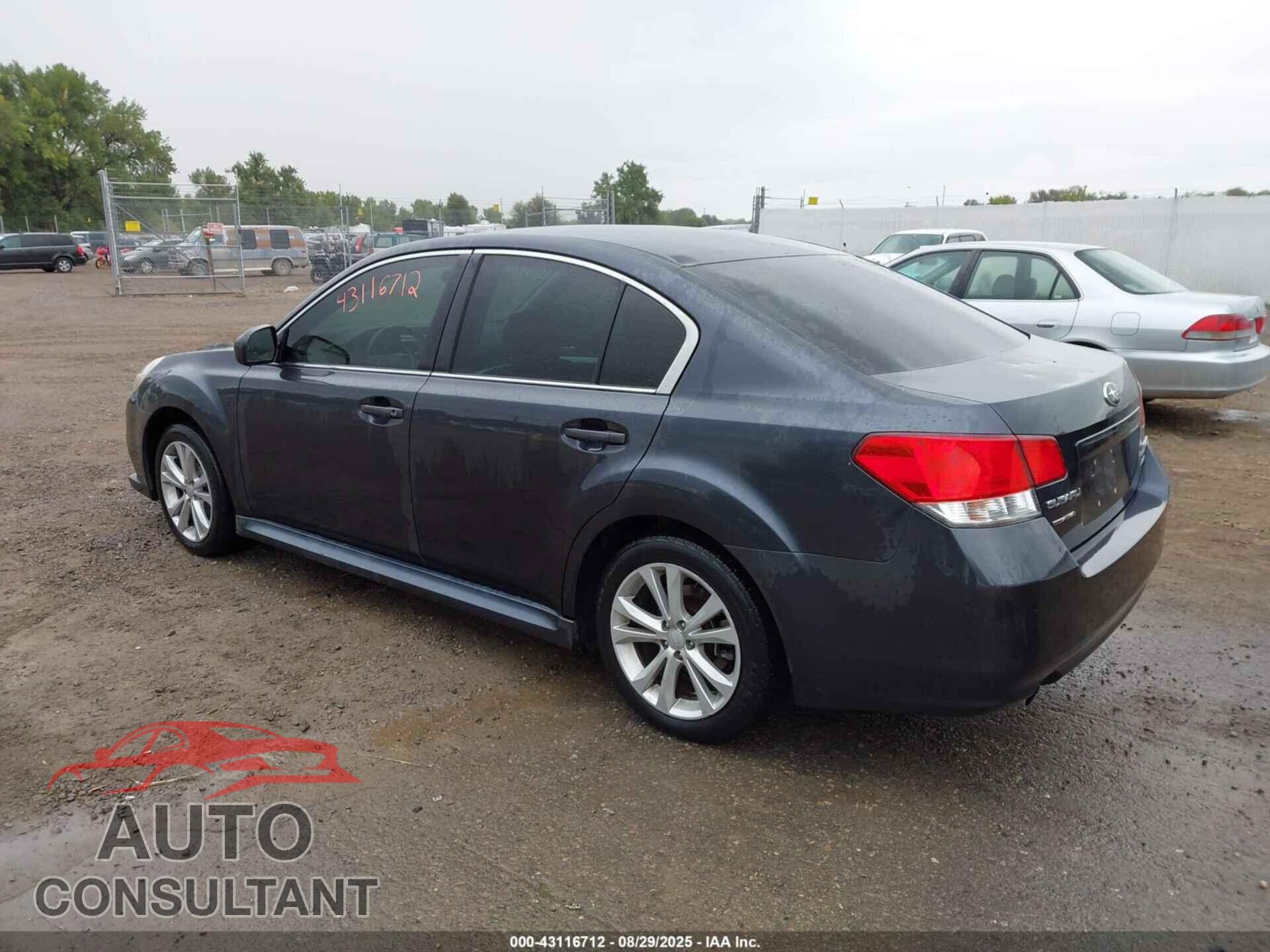 SUBARU LEGACY 2013 - 4S3BMBC62D3028086