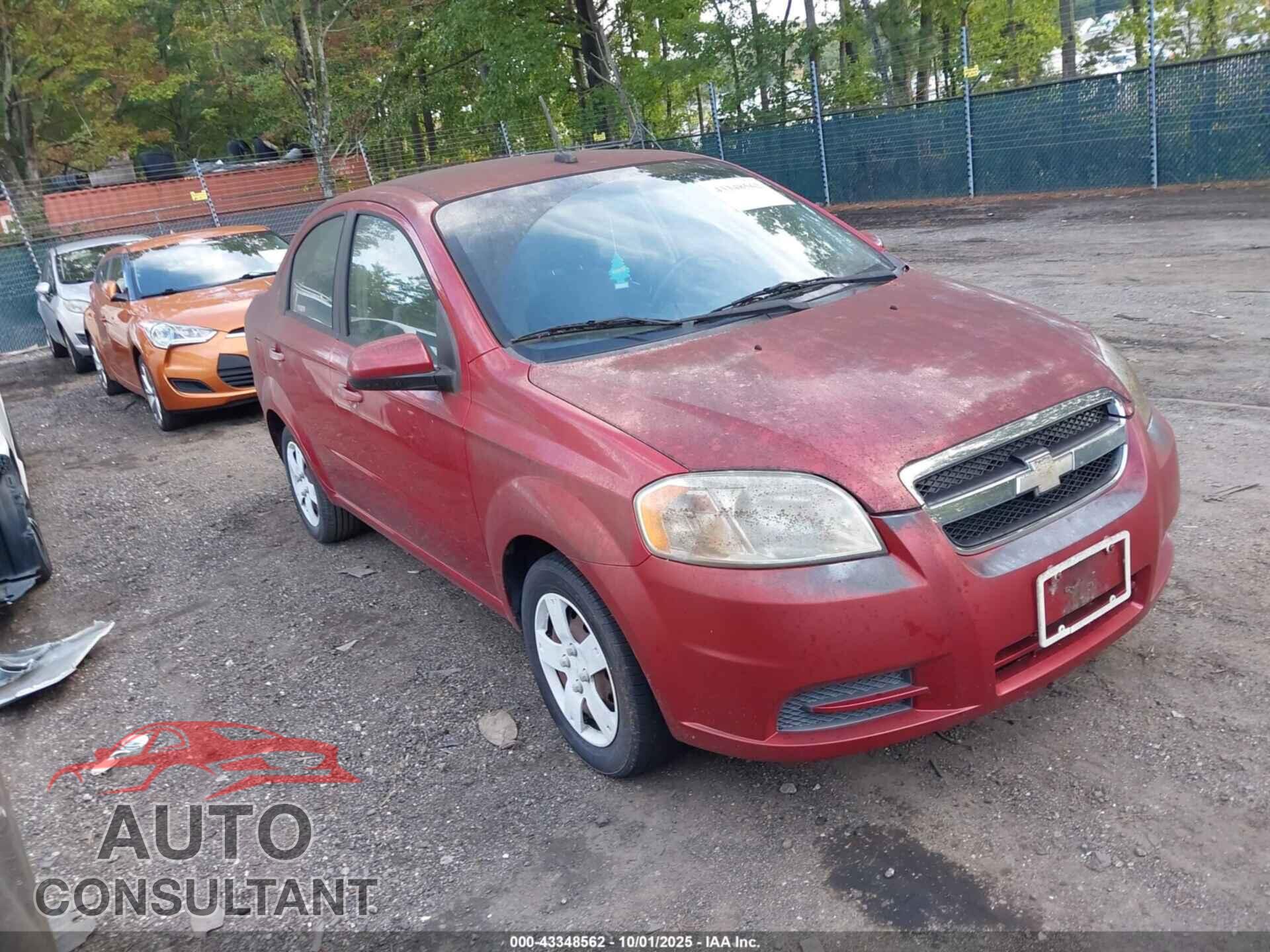 CHEVROLET AVEO 2010 - KL1TD5DE9AB133664
