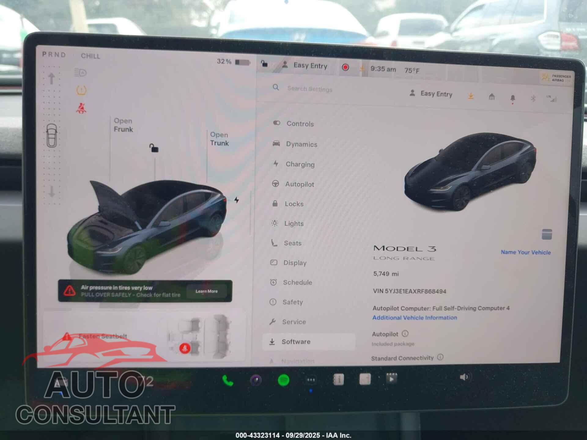 TESLA MODEL 3 2024 - 5YJ3E1EAXRF868494