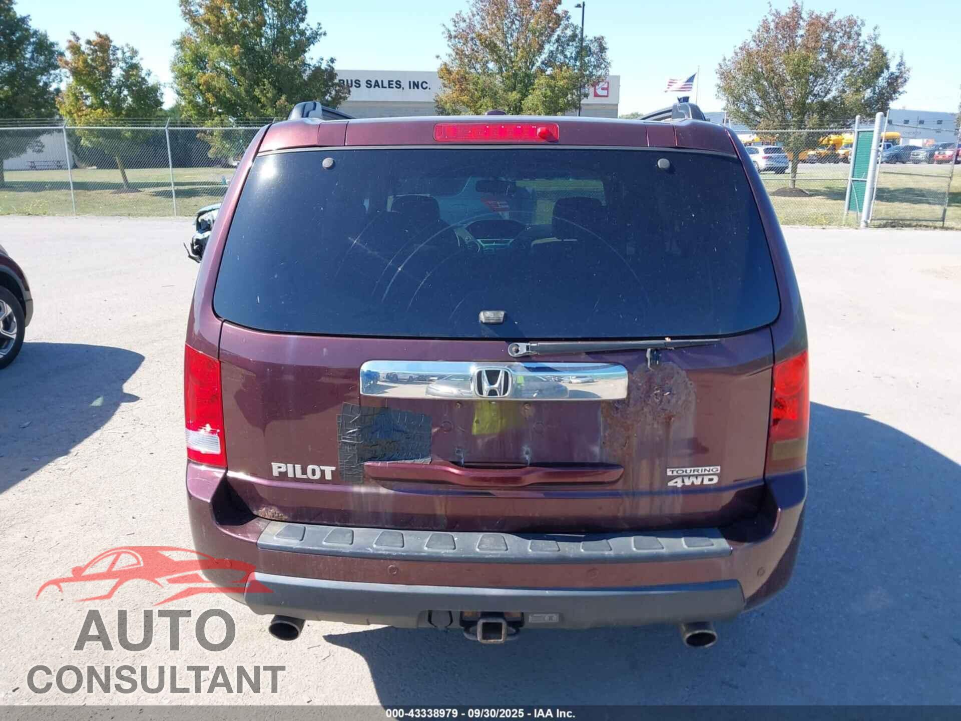 HONDA PILOT 2010 - 5FNYF4H99AB040690
