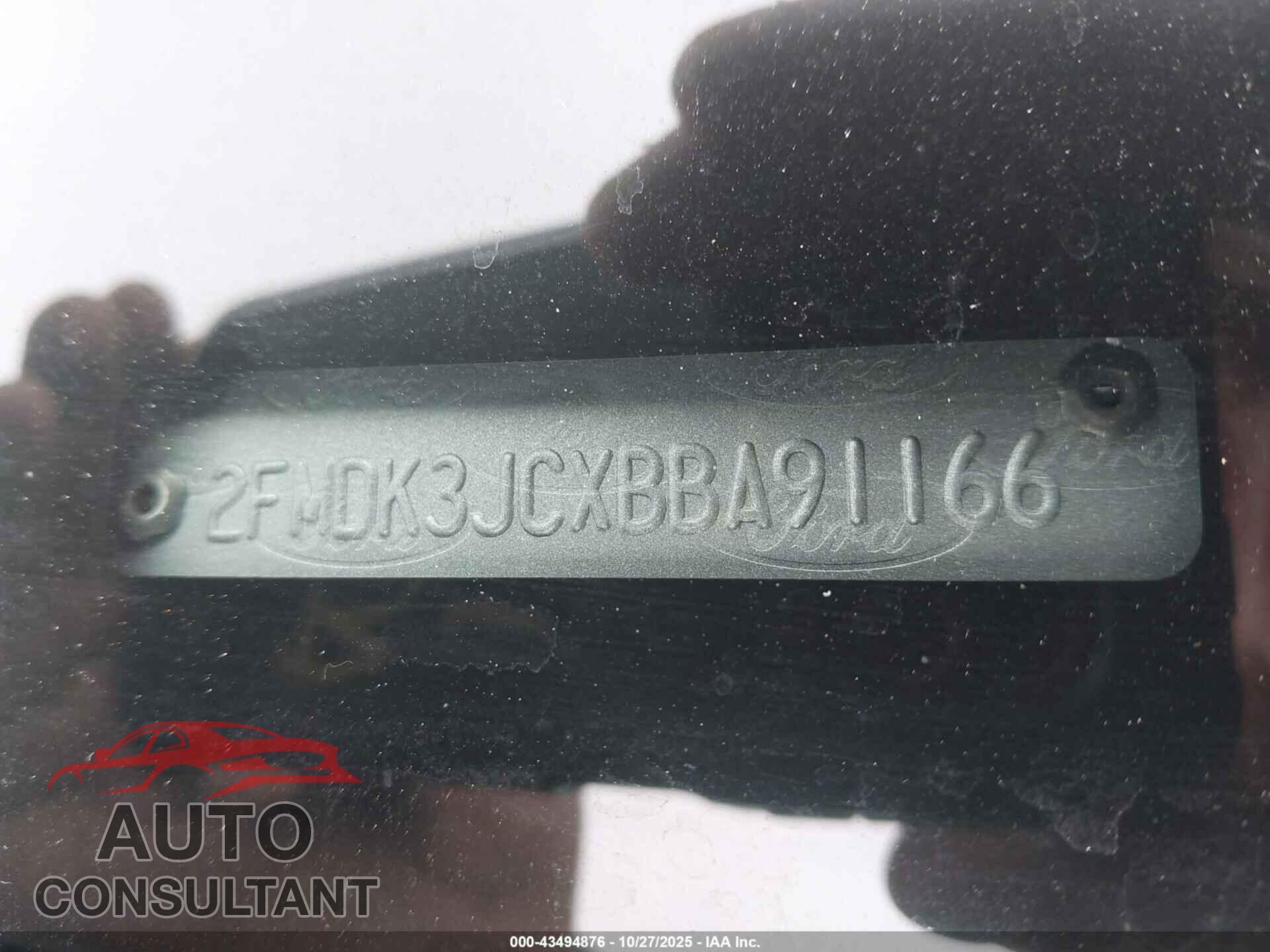 FORD EDGE 2011 - 2FMDK3JCXBBA91166