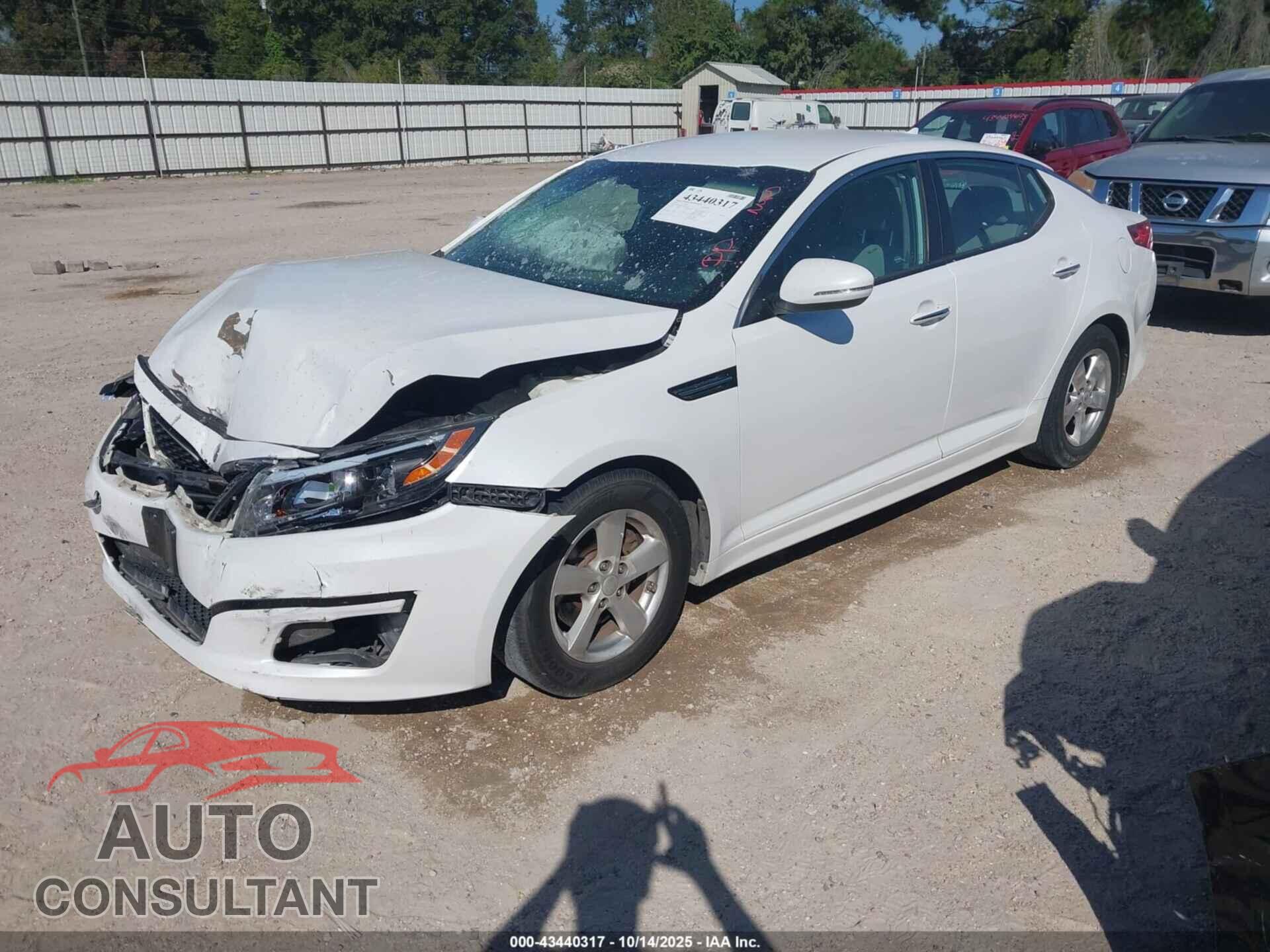 KIA OPTIMA 2015 - KNAGM4A78F5594190